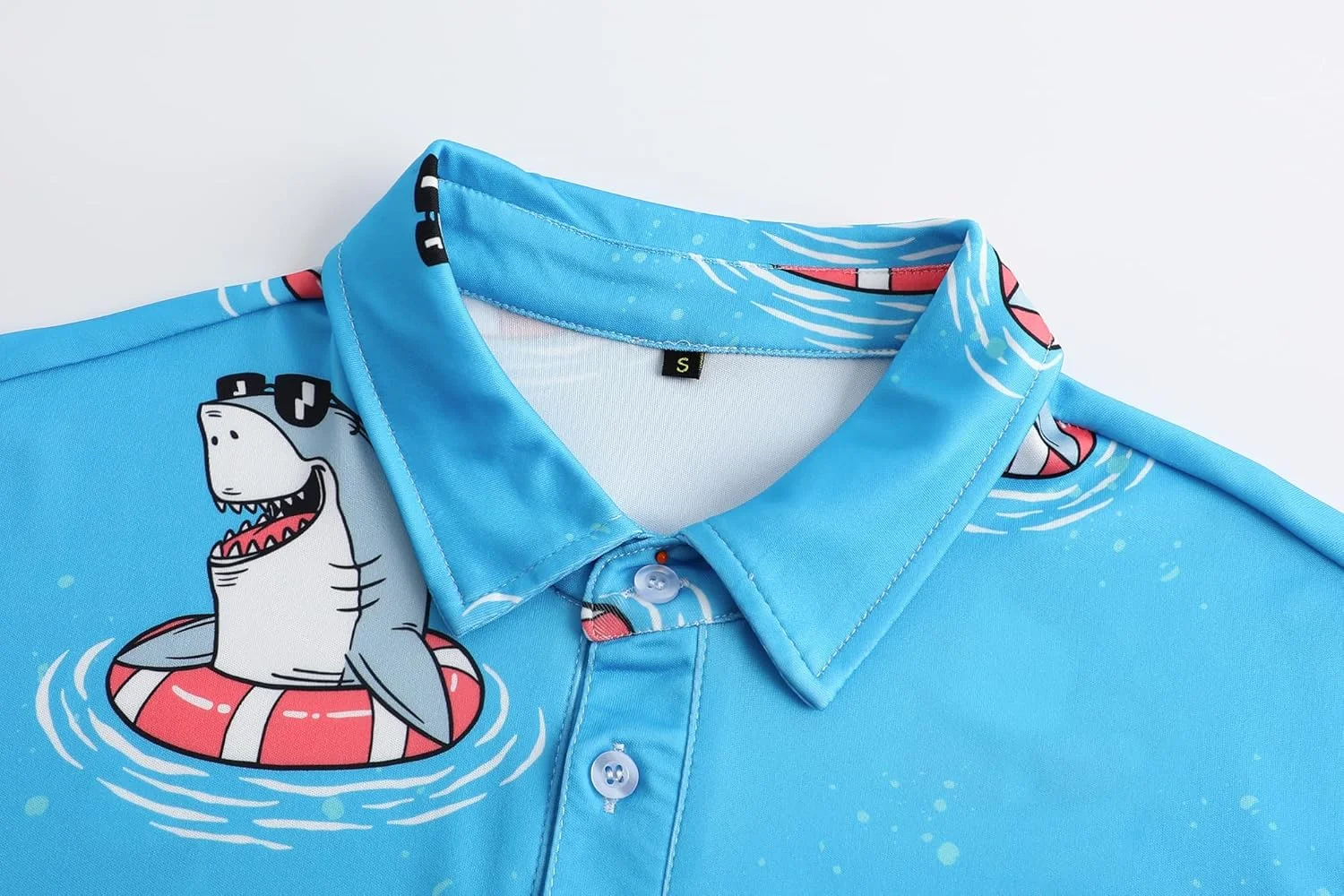 پولوشرت مردانه گلف، پولوشرت های خنده دار گلف مردانه آستین کوتاه با قابلیت جذب رطوبت و خشک شدن سریع