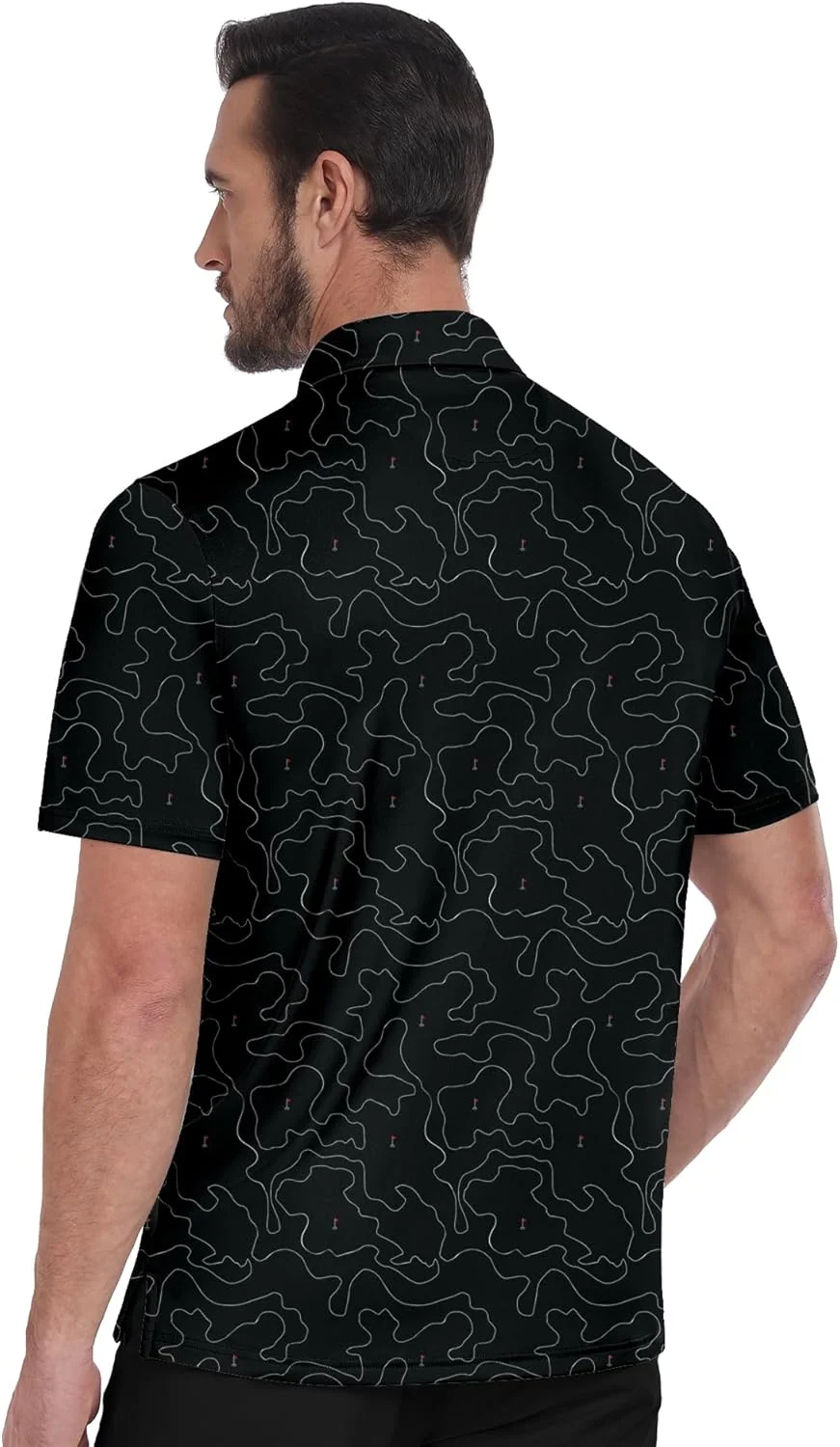 پولوشرت آستین کوتاه مردانه ZITY طرح دار، با قابلیت جذب رطوبت، سایز معمولی، مناسب استفاده روزمره و ساحل