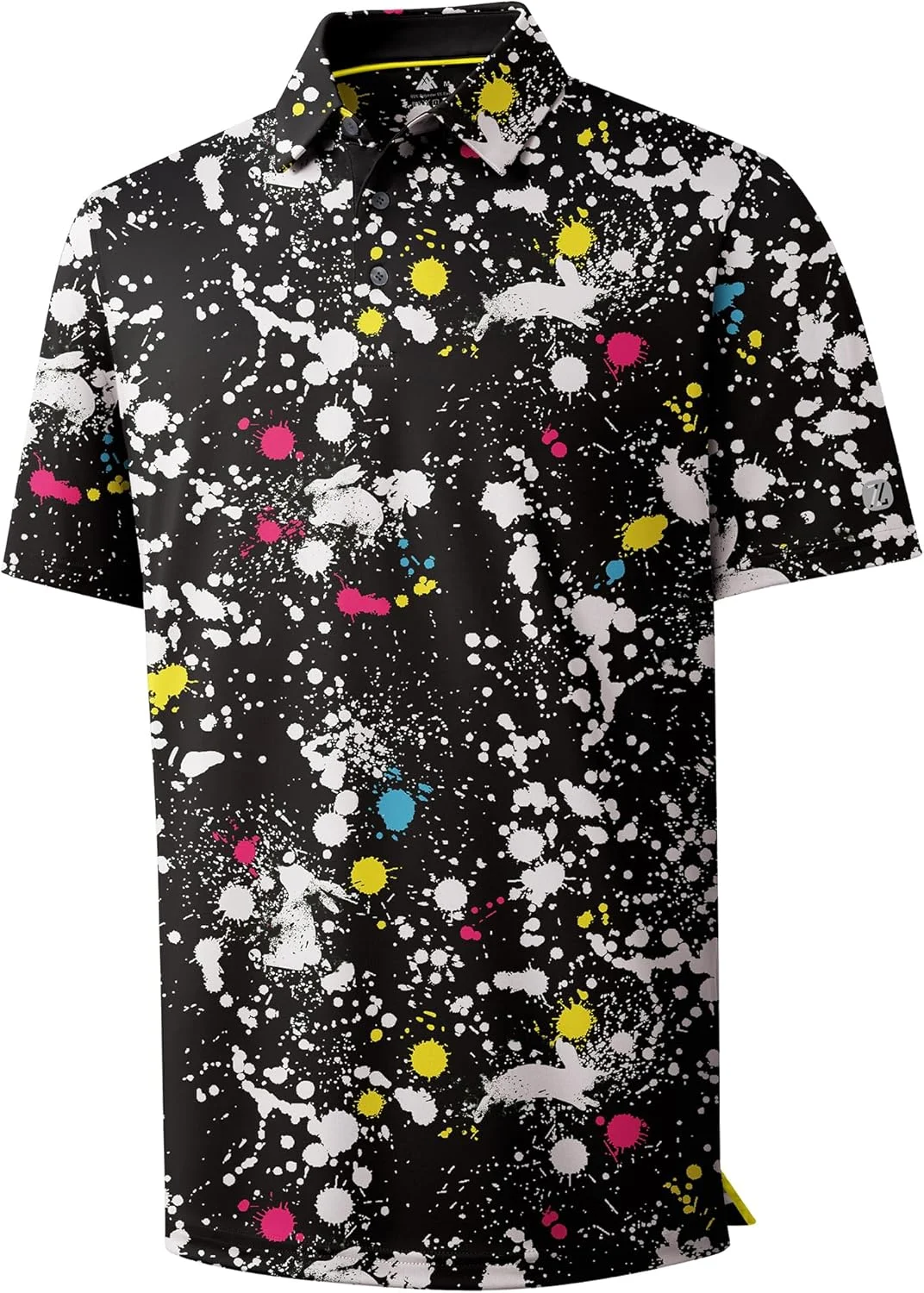 پولوشرت مردانه ZITY مناسب گلف، آستین کوتاه، با قابلیت جذب رطوبت و طرح چاپی برای گلف و استفاده روزمره