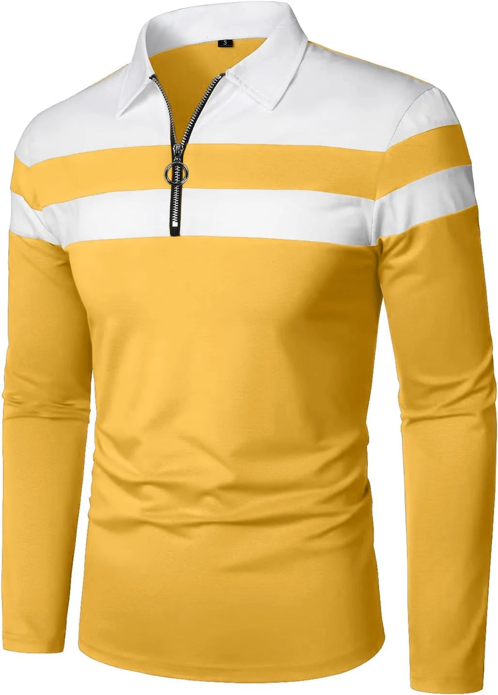 پولوشرت آستین بلند مردانه YTD، یقه برگردان، طراحی ساده و کتان پولوشرت آستین بلند مردانه YTD، یقه برگردان، طراحی ساده و کتان