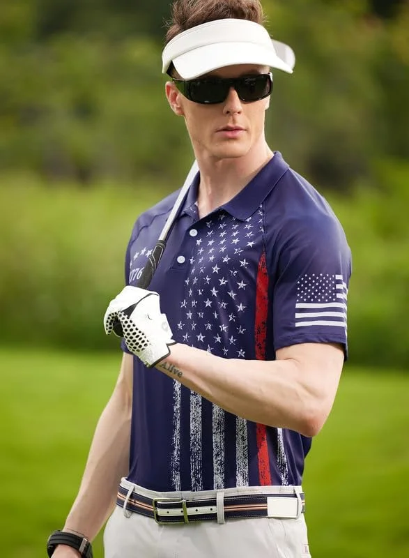 پولوشرت آستین کوتاه مردانه با طرح گرافیکی میهنی