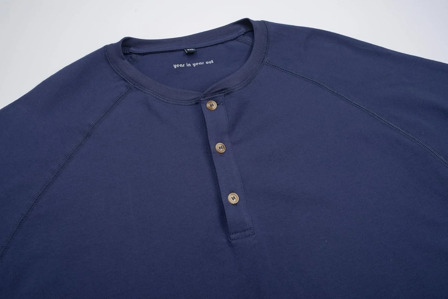 تی شرت های هنلی آستین بلند مردانه سایز بزرگ، مناسب برای تمام فصول، از 2XL(T) تا 6XL(T)