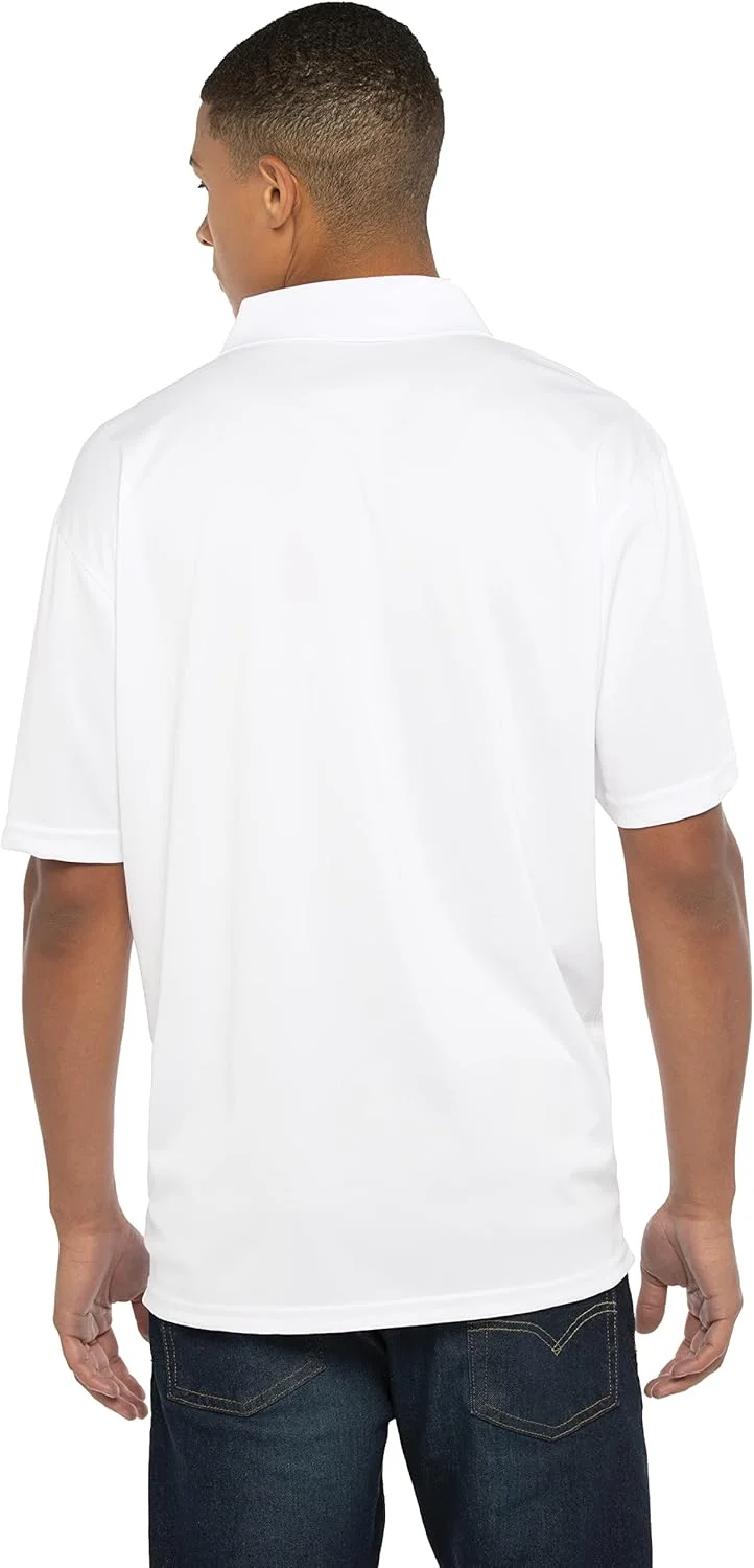 پولوشرت مردانه ورزشی سفید با لوگوی دانشگاهی