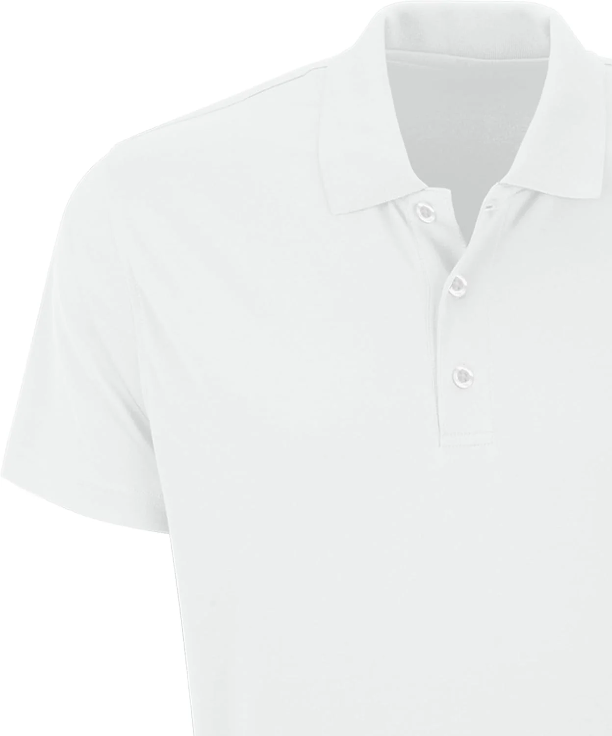 پولوشرت مردانه ورزشی سفید با لوگوی دانشگاهی