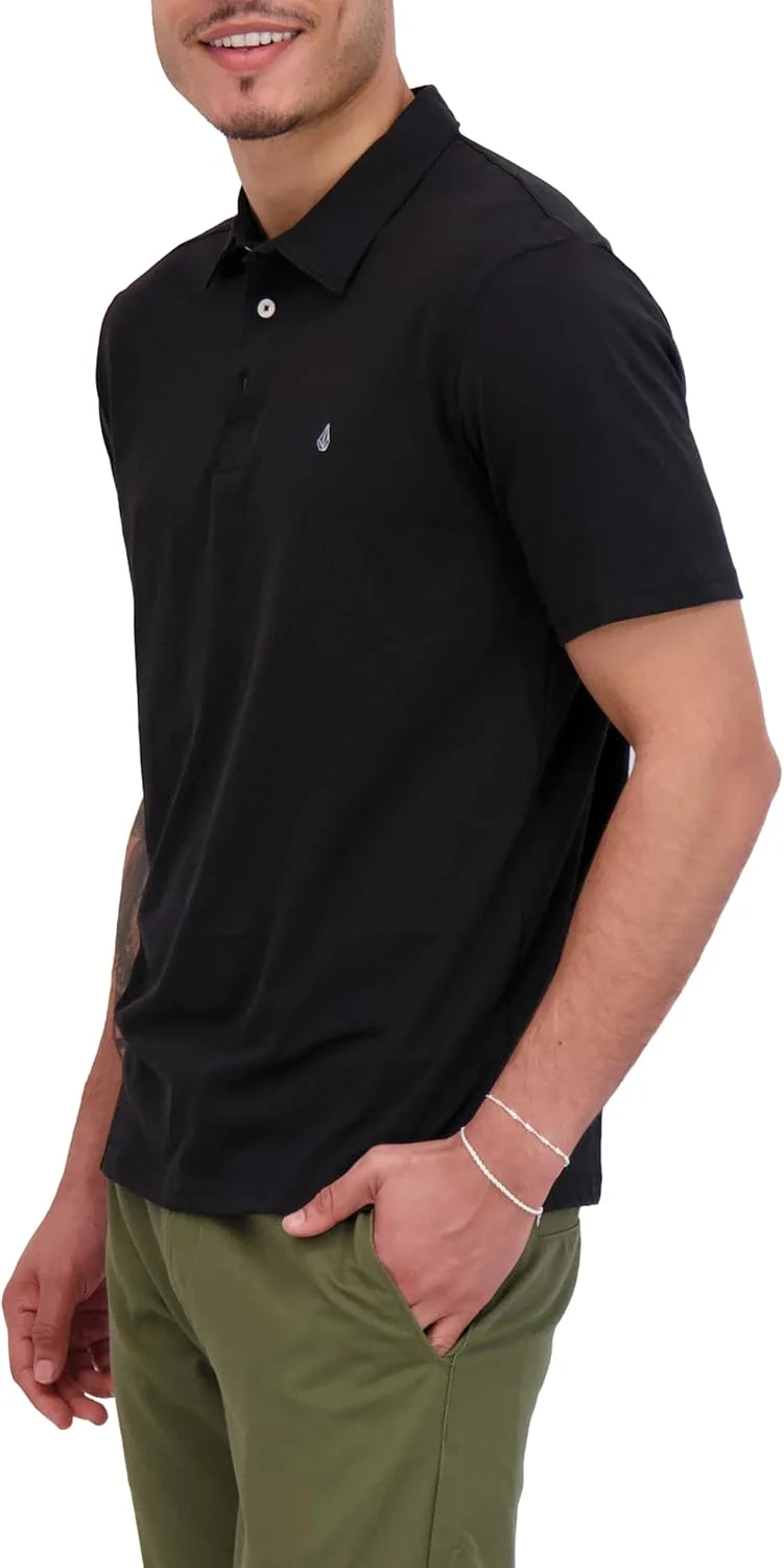 پولوشرت آستین کوتاه Volcom – برش کلاسیک، ترکیب پنبه نرم، استایل مدرن و غیررسمی