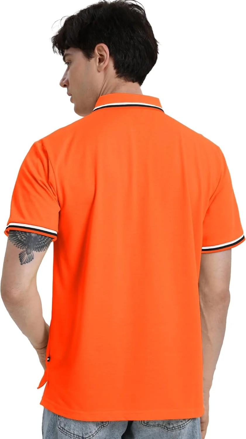 پولوشرت مردانه وی والانچ آستین کوتاه، جذب کننده رطوبت، مناسب گلف، تنیس و استفاده روزمره پولوشرت مردانه وی والانچ آستین کوتاه، جذب کننده رطوبت، مناسب گلف، تنیس و استفاده روزمره