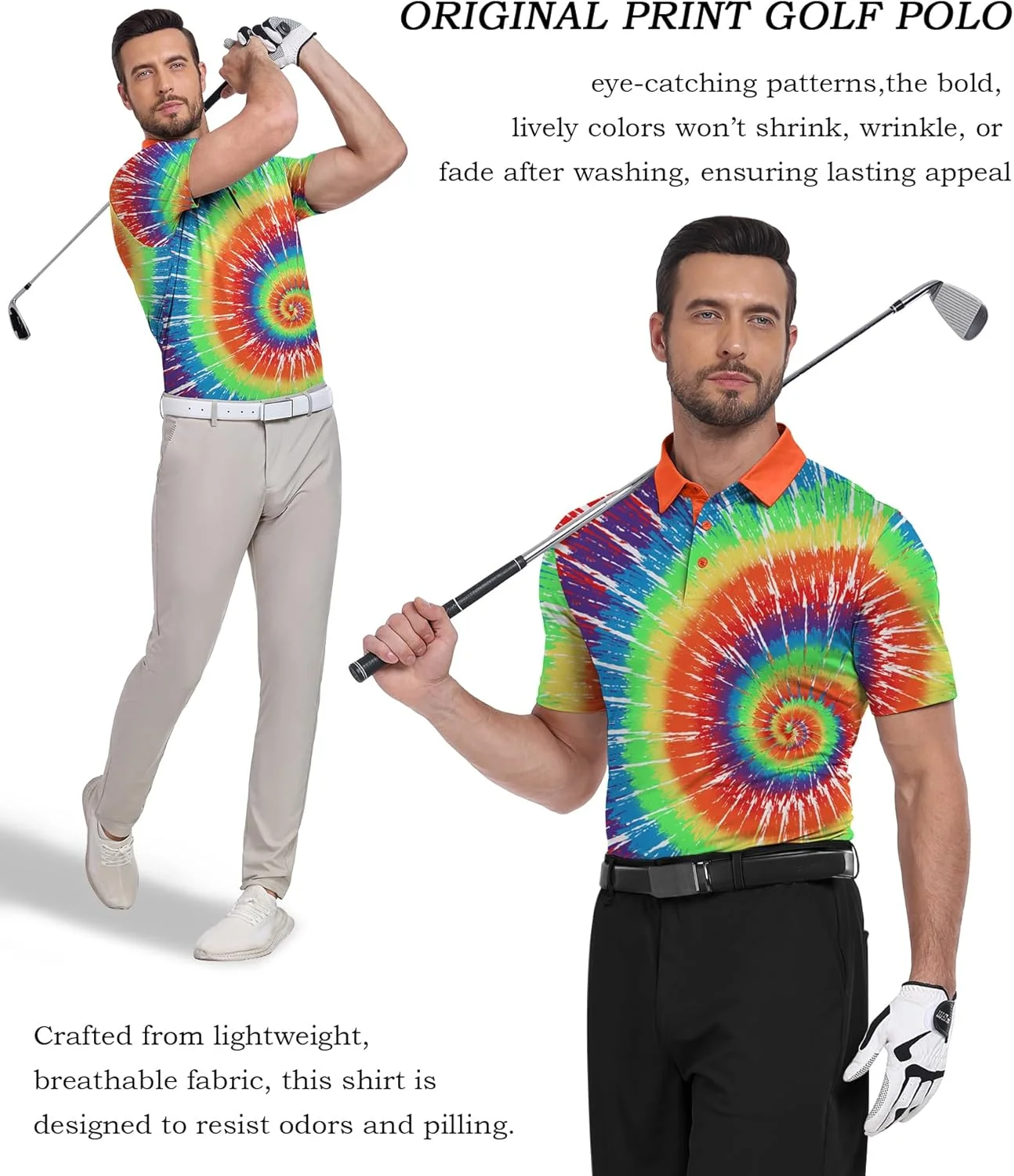 پولوشرت مردانه وی والانچ، آستین کوتاه، رطوبت گیر، مناسب گلف، تنیس و استفاده روزمره