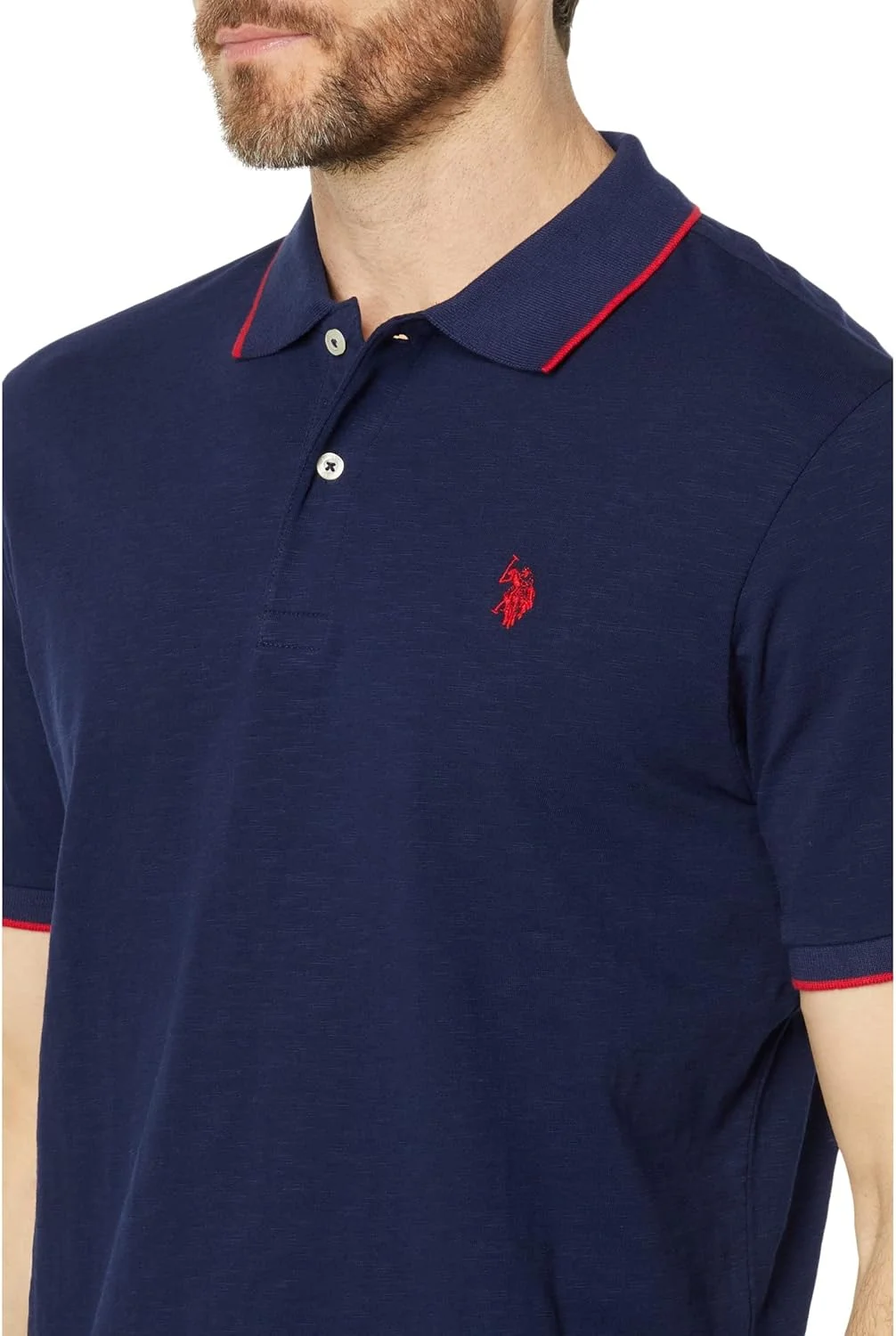 پولوشرت یقه دار بافت اسلاب