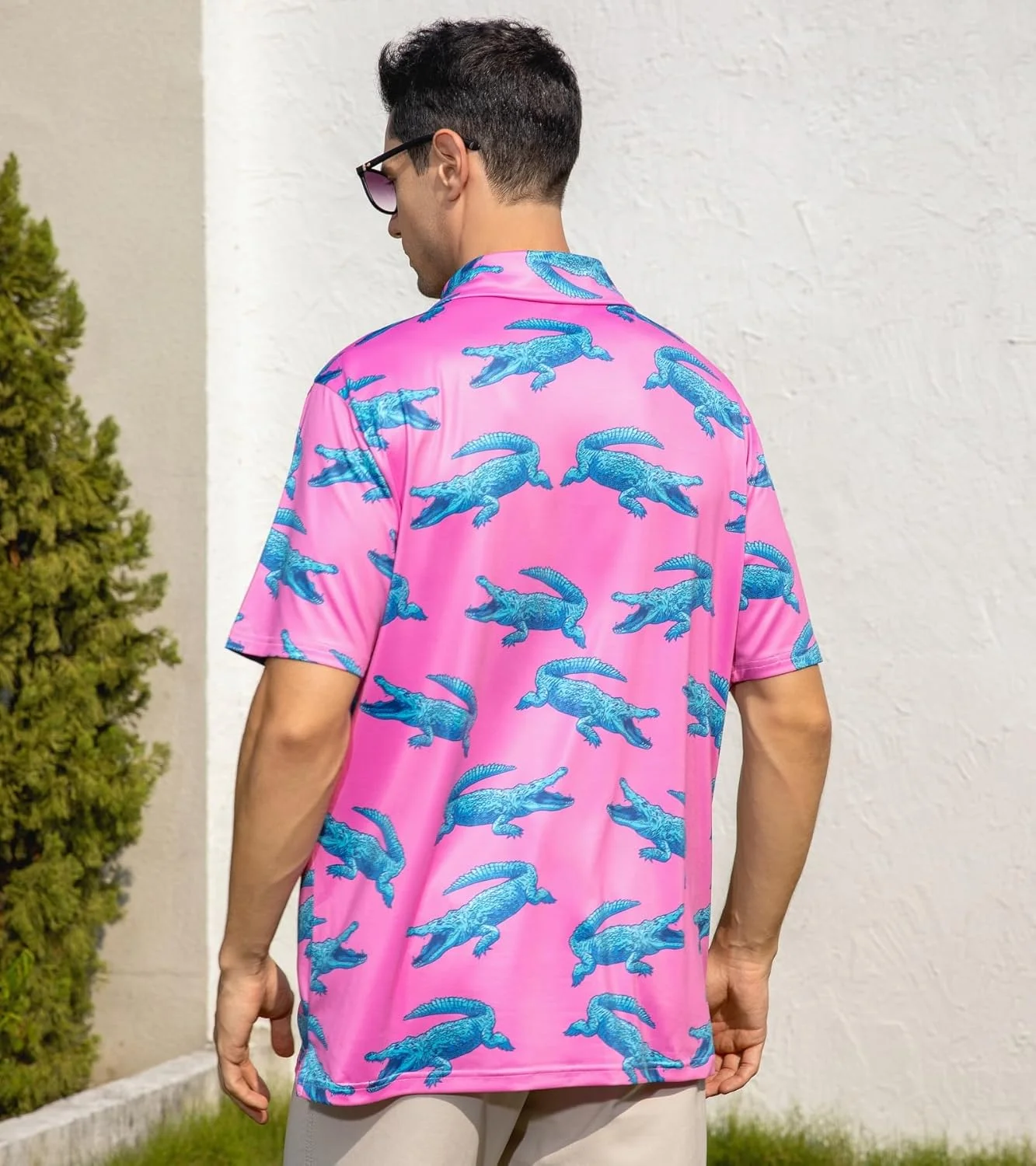 پولوشرت آستین کوتاه مردانه با طرح سه بعدی و قابلیت خشک شدن سریع