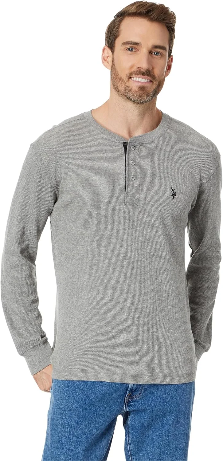 پولوشرت آستین بلند یقه دکمه دار مردانه