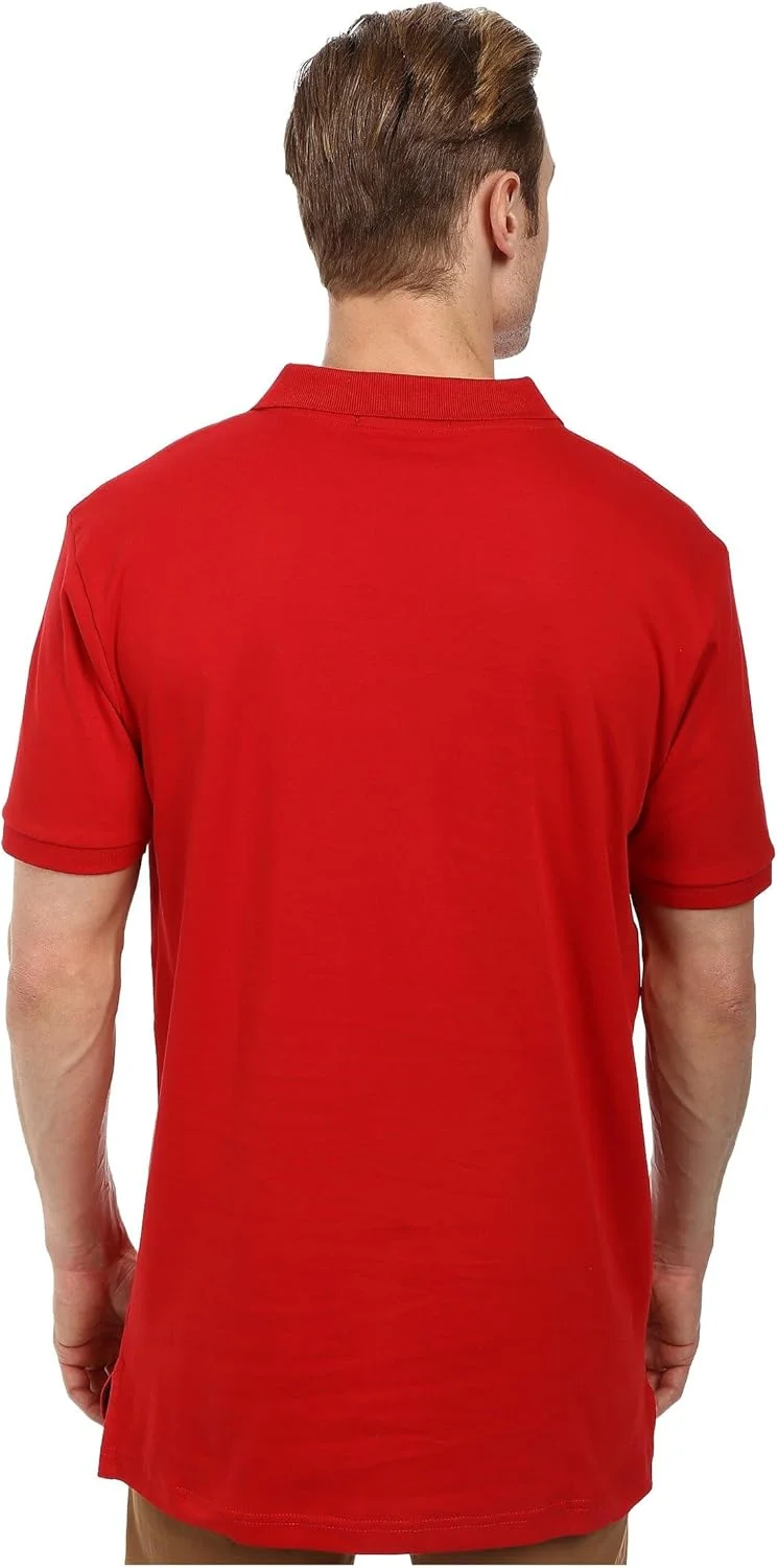 پولوشرت مردانه یقه دار یو.اس. پولو اسن.، قرمز موتوری، سایز بزرگ