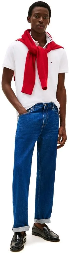 پولوشرت آستین کوتاه مردانه تامی هیلفیگر، با برش معمولی و طرح‌های متنوع، موجود در سایزهای بزرگ