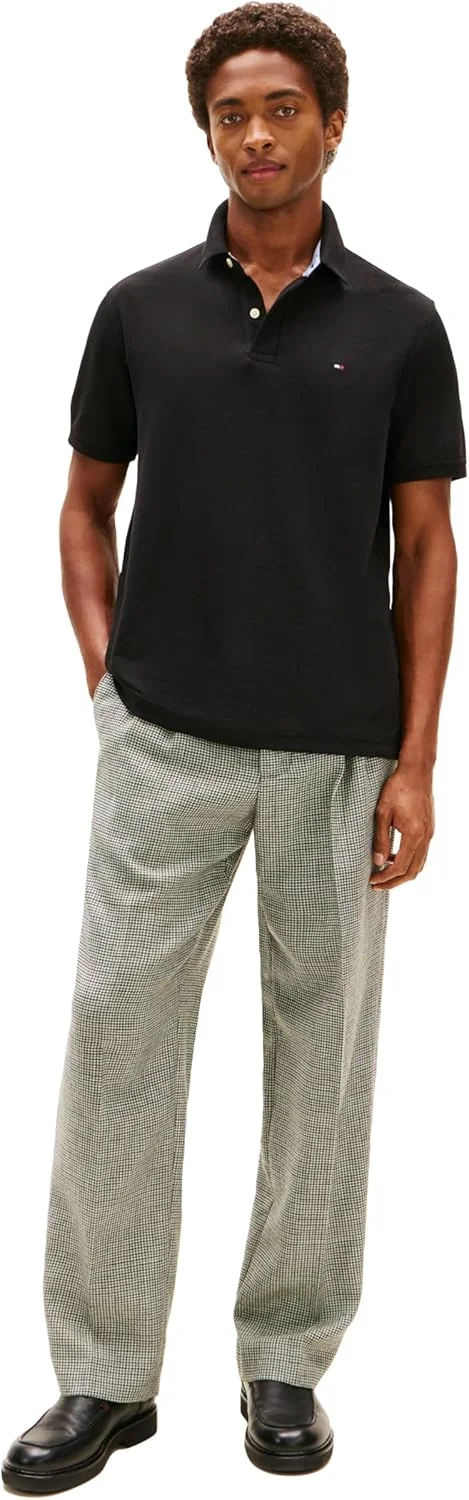 پولوشرت آستین کوتاه مردانه تامی هیلفیگر با قابلیت کشسانی، جذب رطوبت، خشک شدن سریع و محافظت در برابر اشعه ماوراء بنفش