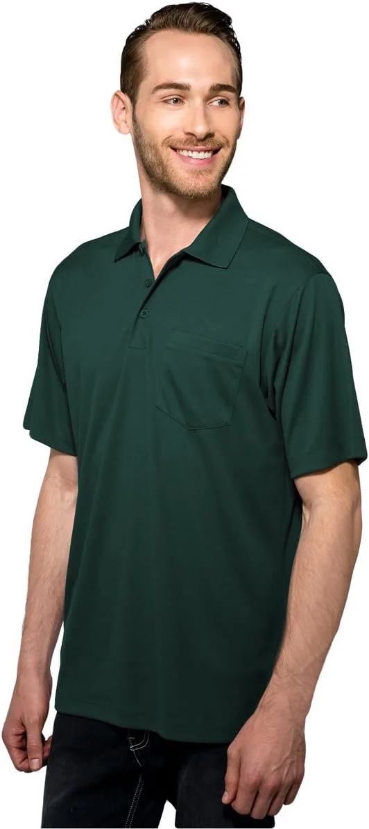 تی شرت مردانه پلی استر با قابلیت جذب رطوبت و جیب، بنفش، سایز ایکس لارج قد بلند