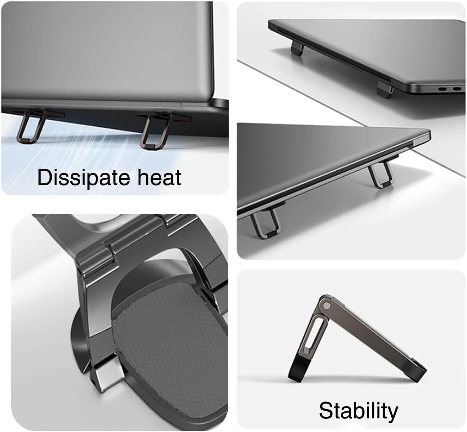 پایه کیبورد تاشو کوچک NALACAL، پایه نامرئی قابل حمل خود چسب، پایه ارگونومیک آلومینیومی لپ تاپ و دسکتاپ، پایدار برای اکثر کیبوردها و لپ تاپ ها، مشکی - 2 عدد پایه کیبورد تاشو کوچک NALACAL، پایه نامرئی قابل حمل خود چسب، پایه ارگونومیک آلومینیومی لپ تاپ و دسکتاپ، پایدار برای اکثر کیبوردها و لپ تاپ ها، مشکی - 2 عدد