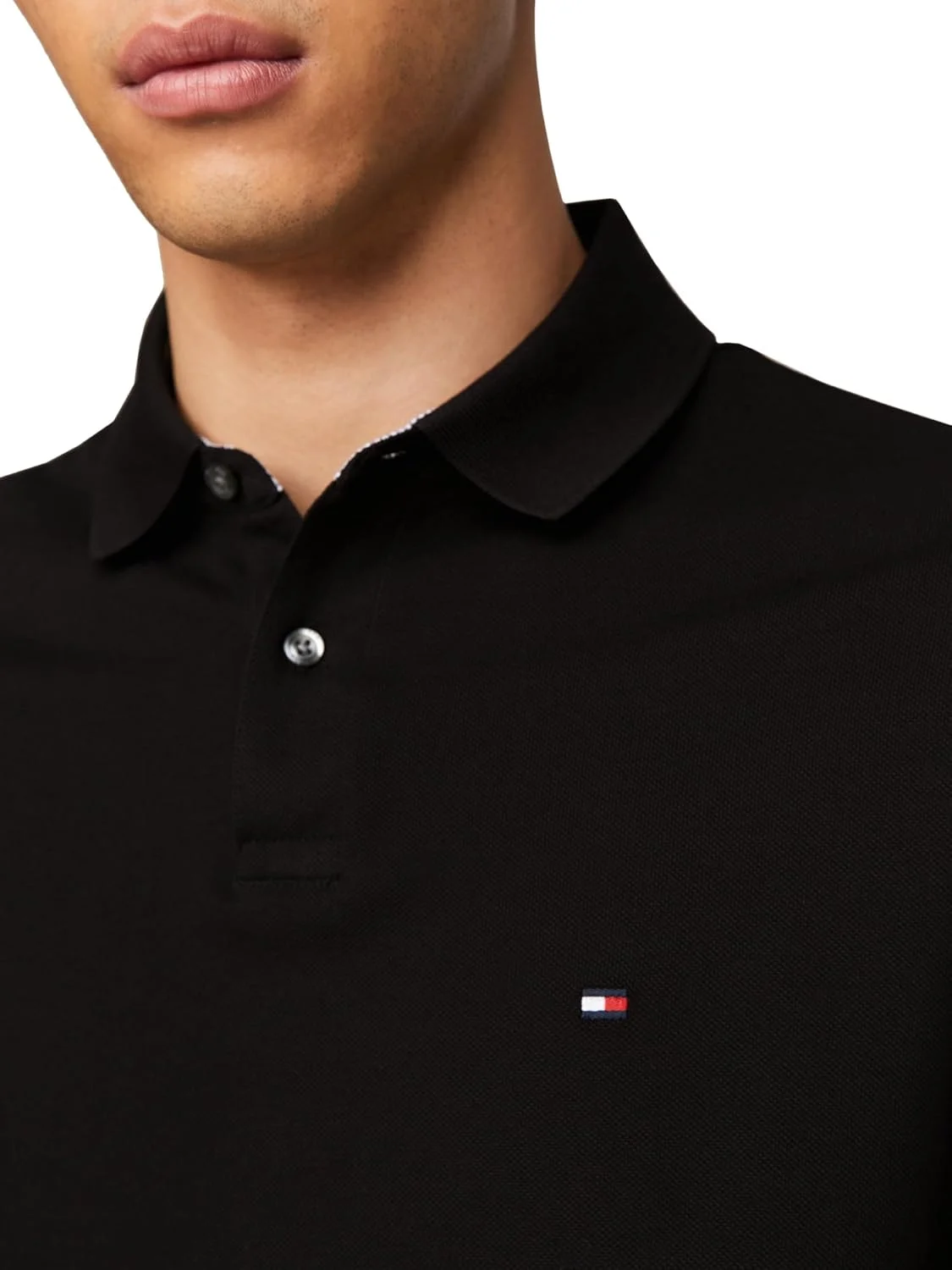 پولوشرت آستین بلند مردانه تامی هیلفیگر، فیت معمولی، کشی و از جنس پنبه ارگانیک پولوشرت آستین بلند مردانه تامی هیلفیگر، فیت معمولی، کشی و از جنس پنبه ارگانیک