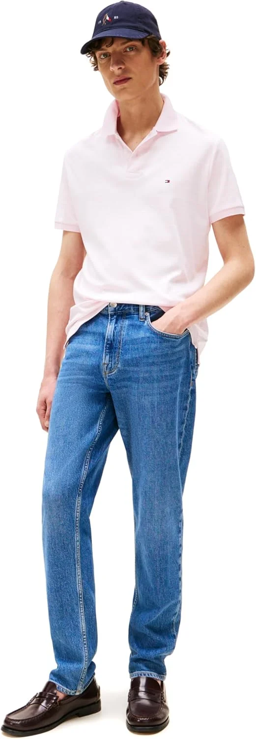 پولوشرت آستین کوتاه مردانه تامی هیلفیگر، کژوال و با الیاف نخی