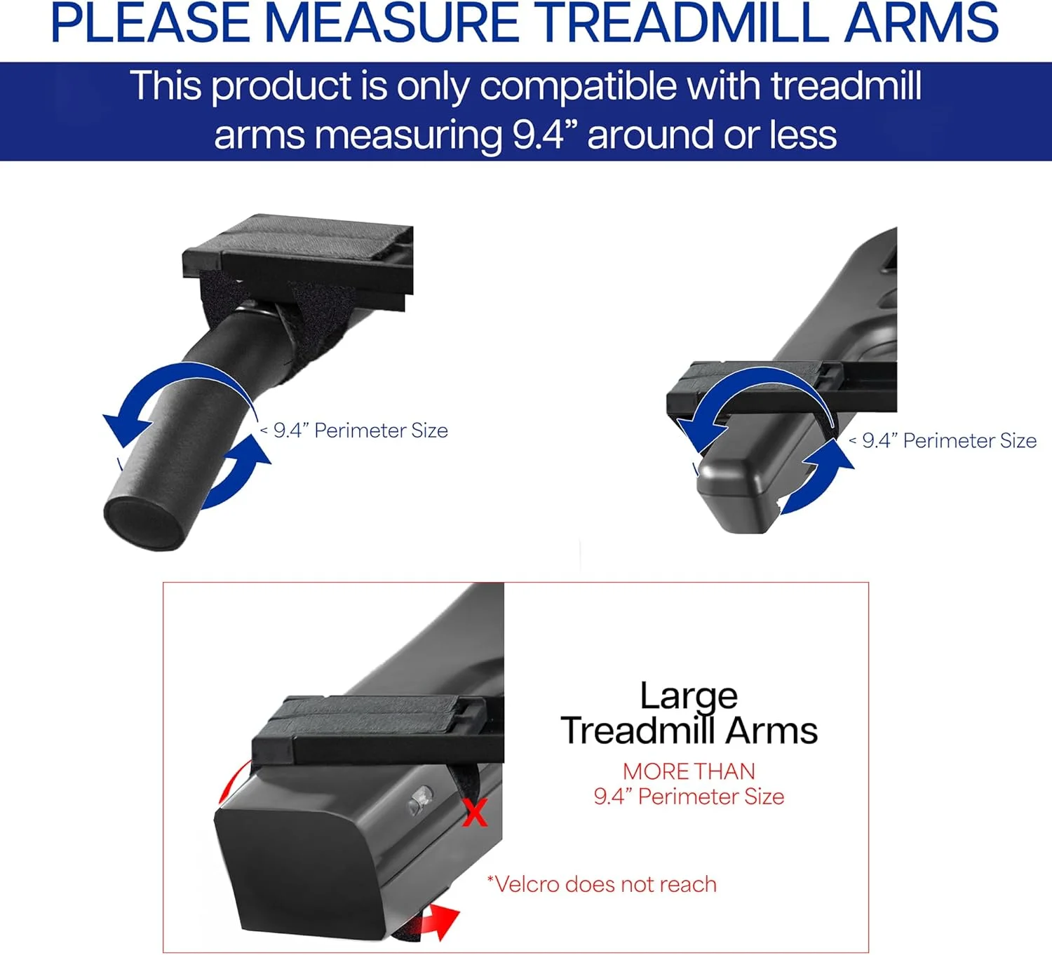 میز لپ‌تاپ چوبی یونیورسال VIVO برای تردمیل، پایه نگهدارنده نوت‌بوک ارگونومیک قابل تنظیم برای تردمیل، شامل پد ماوس و تکیه‌گاه مچ دست، Stand-TDML4