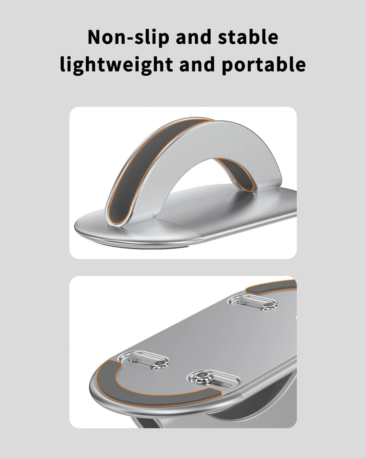 نگهدارنده عمودی لپ‌تاپ و تبلت برای میز، مناسب برای همه لپ‌تاپ‌ها و تبلت‌ها، عرض قابل تنظیم، صرفه‌جویی در فضا