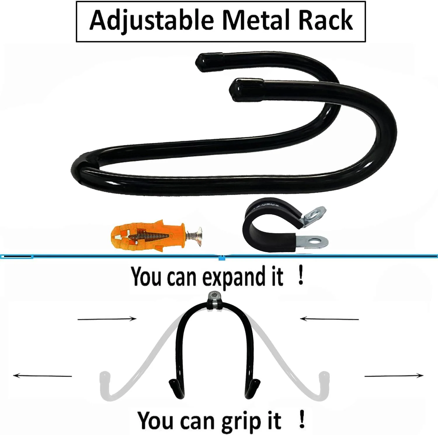 نگهدارنده دیواری لپ تاپ، سازمان دهنده جهانی قابل تنظیم برای لپ تاپ ها، مک بوک، کیبورد، تبلت ها، ماوس، آیپد و موارد دیگر برای دفتر و خانه، عالی برای آزاد کردن فضای میز.