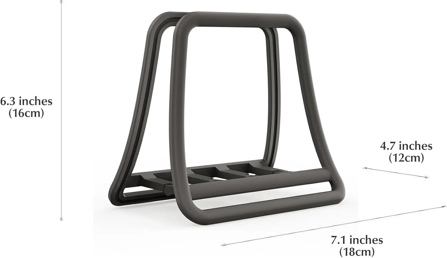 پایه نگهدارنده عمودی لپ تاپ یونیورسال، هولدر رومیزی با قفل خودکار، 18x16x12 سانتی متر، خاکستری