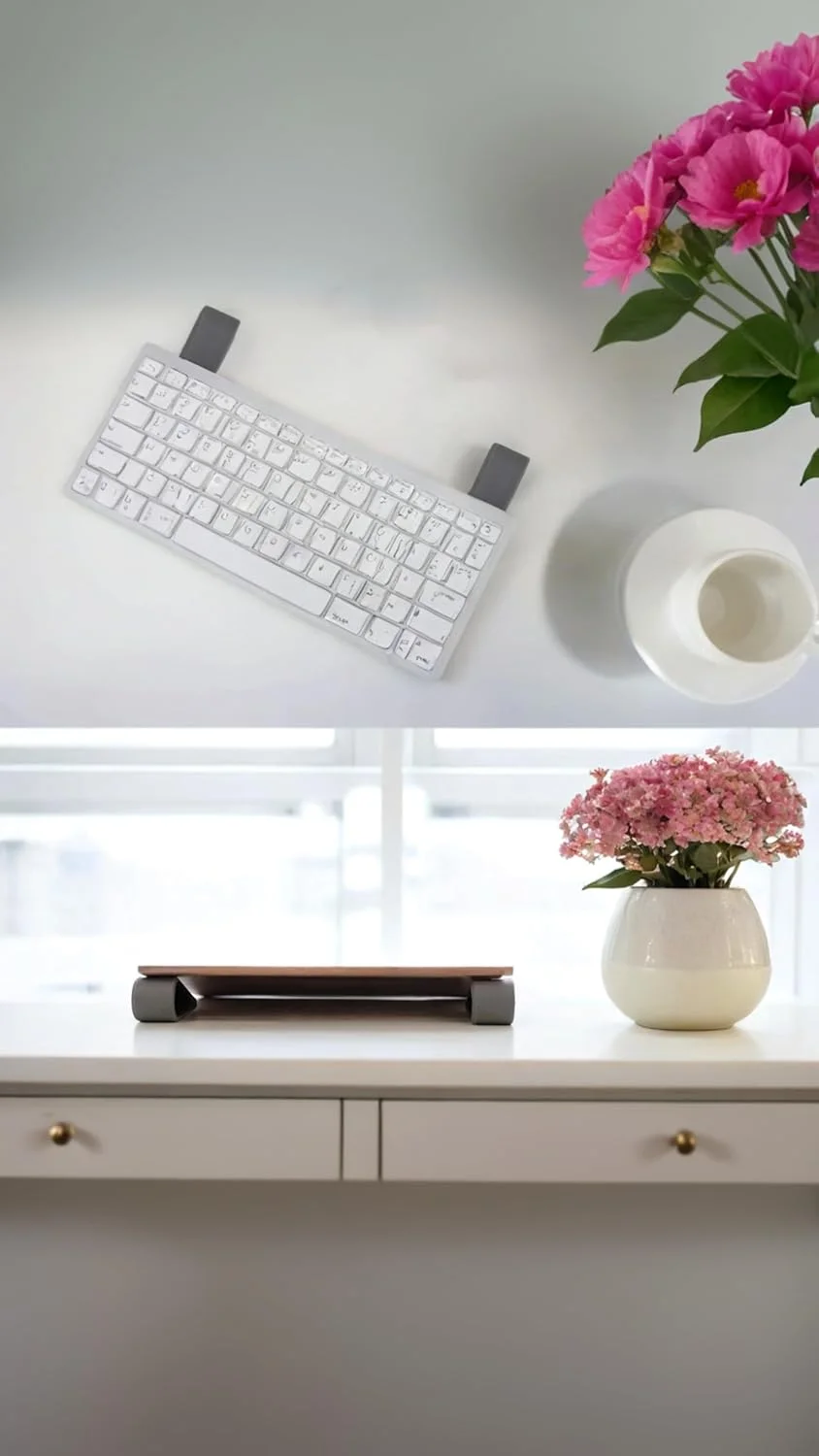 پایه نگهدارنده لپ تاپ سیلیکونی ضد لغزش Sweet seven® - بسته 4 عددی خاکستری، پایه بادوام برای نوت بوک، تبلت، کیبورد - فوق العاده جمع و جور و قابل حمل، افزایش ثبات و راحتی پایه نگهدارنده لپ تاپ سیلیکونی ضد لغزش Sweet seven® - بسته 4 عددی خاکستری، پایه بادوام برای نوت بوک، تبلت، کیبورد - فوق العاده جمع و جور و قابل حمل، افزایش ثبات و راحتی