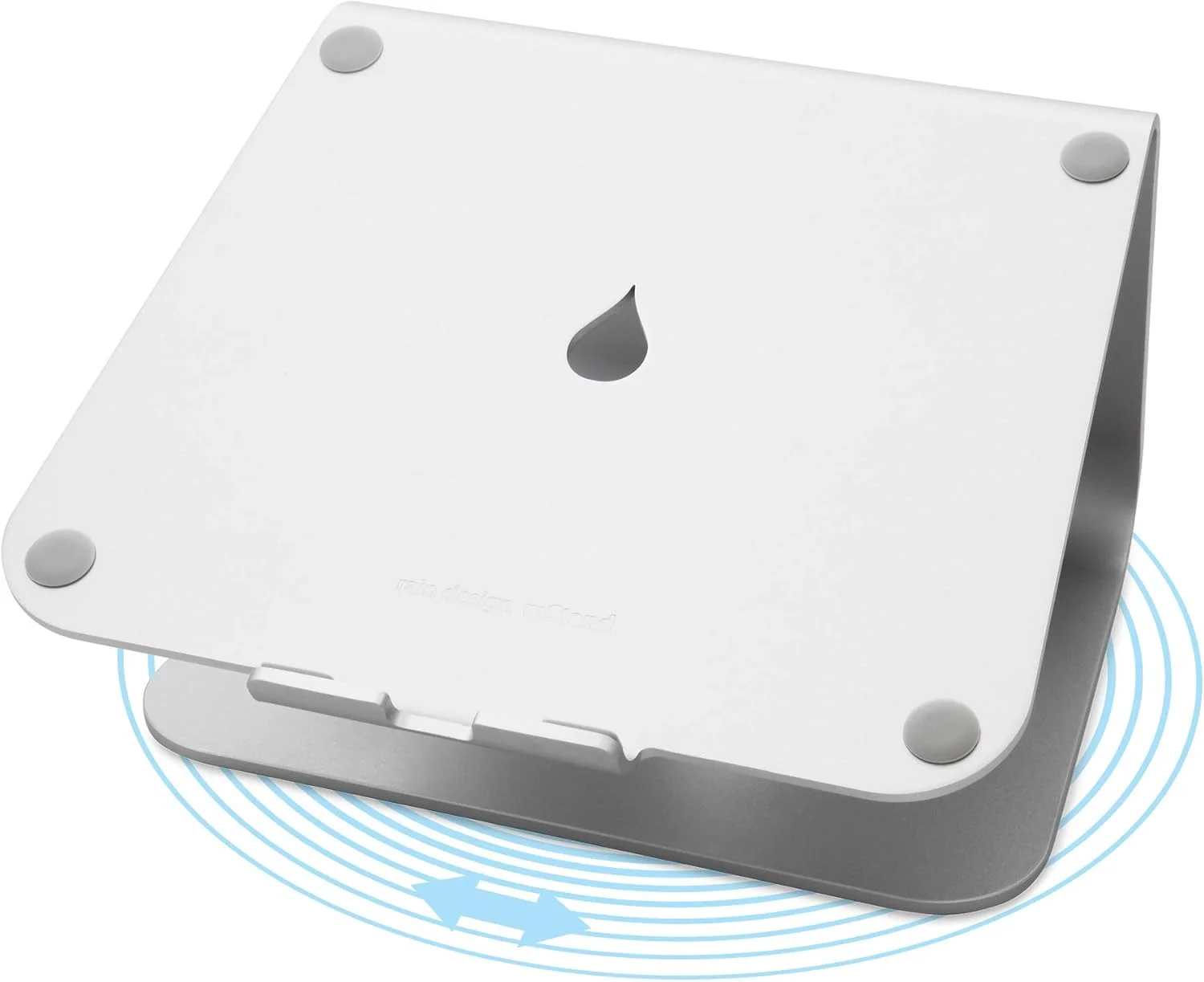 پایه لپ‌تاپ چرخان Rain Design mStand360، نقره‌ای (دارای ثبت اختراع) - 10036