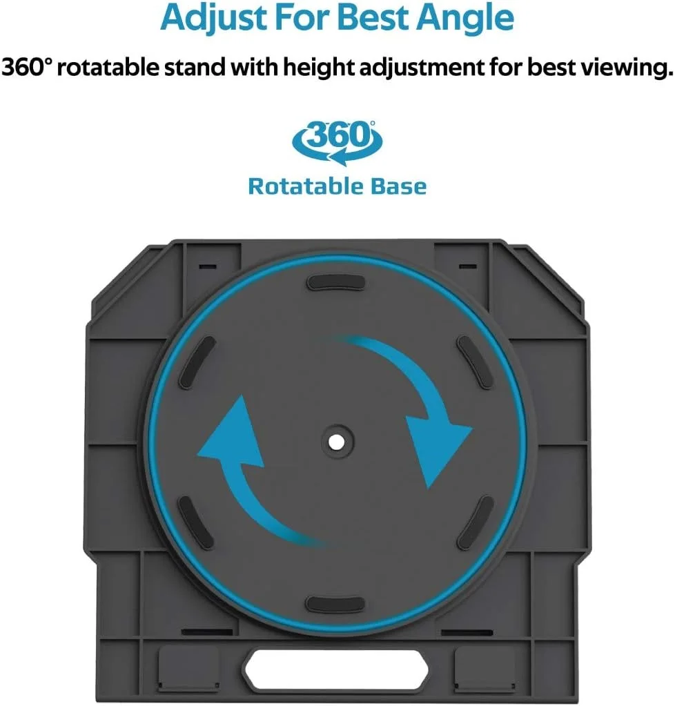 پایه لپ تاپ پرومیت مدل ProCooler-1، پایه تاشو 2 در 1 برای لپ تاپ و گوشی هوشمند با پایه چرخان 360 درجه، ارتفاع قابل تنظیم چند زاویه و گیره ضد لغزش برای لپ تاپ، گوشی هوشمند و نوت بوک
