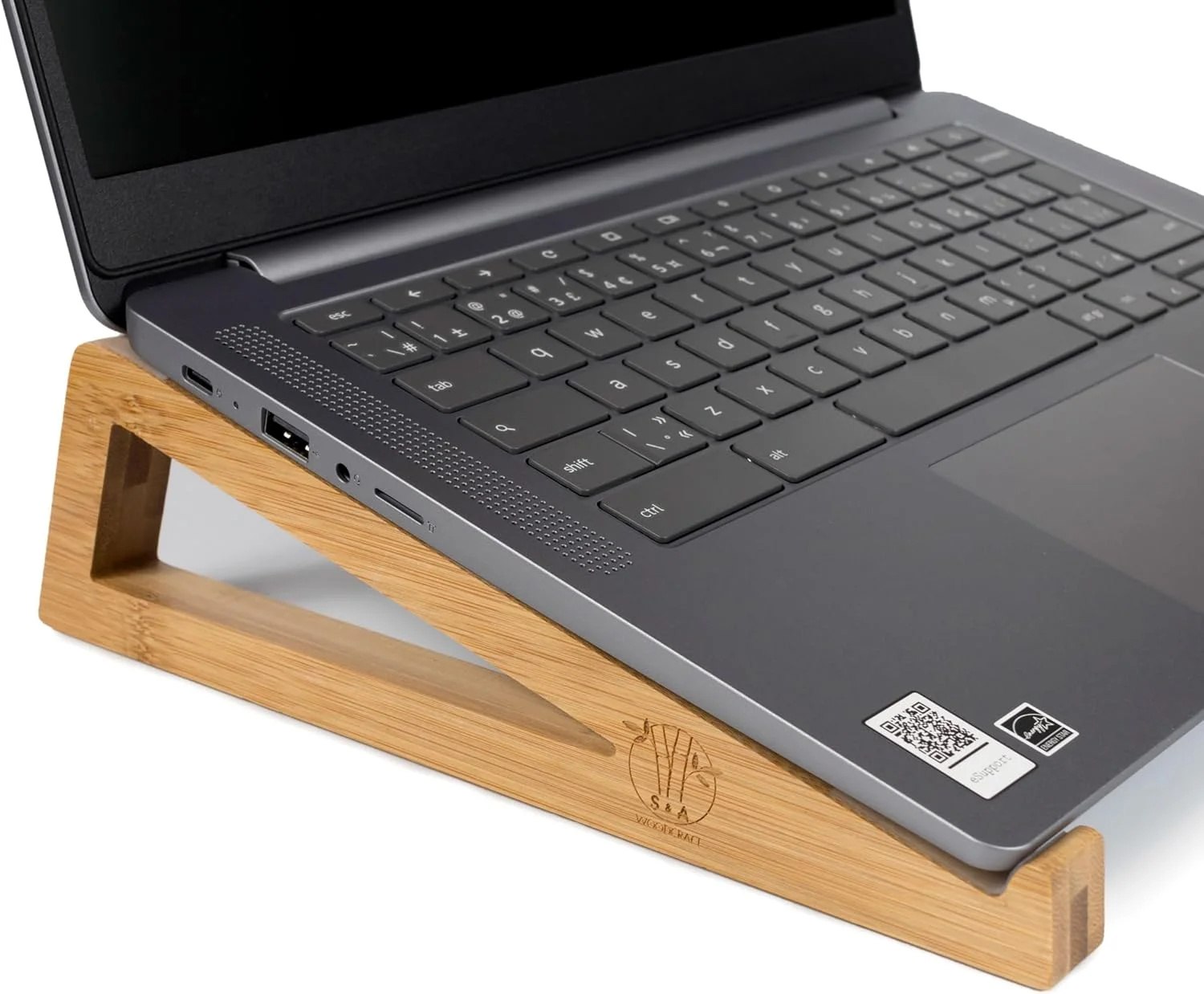 پایه لپ تاپ چوبی بامبو، نگهدارنده قابل حمل لپ تاپ برای تبلت با کیف حمل، پایه لپ تاپ مسافرتی جمع و جور با پدهای محافظ سیلیکونی، مناسب برای استفاده در دفتر کار خانگی و مسافرت پایه لپ تاپ چوبی بامبو، نگهدارنده قابل حمل لپ تاپ برای تبلت با کیف حمل، پایه لپ تاپ مسافرتی جمع و جور با پدهای محافظ سیلیکونی، مناسب برای استفاده در دفتر کار خانگی و مسافرت
