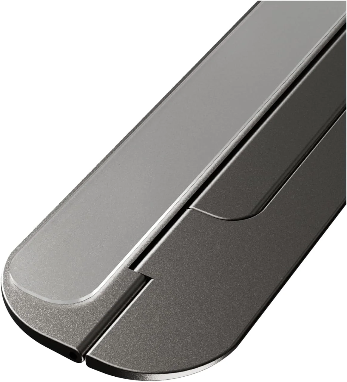 پایه لپ‌تاپ فوق‌العاده نازک پاورولوژی - طراحی ارگونومیک، سبک وزن، چسبی نامرئی، تاشو، صرفه‌جویی در فضا، سازگار با دستگاه‌های تا 15 اینچ برای دید راحت و وضعیت بدنی بهتر