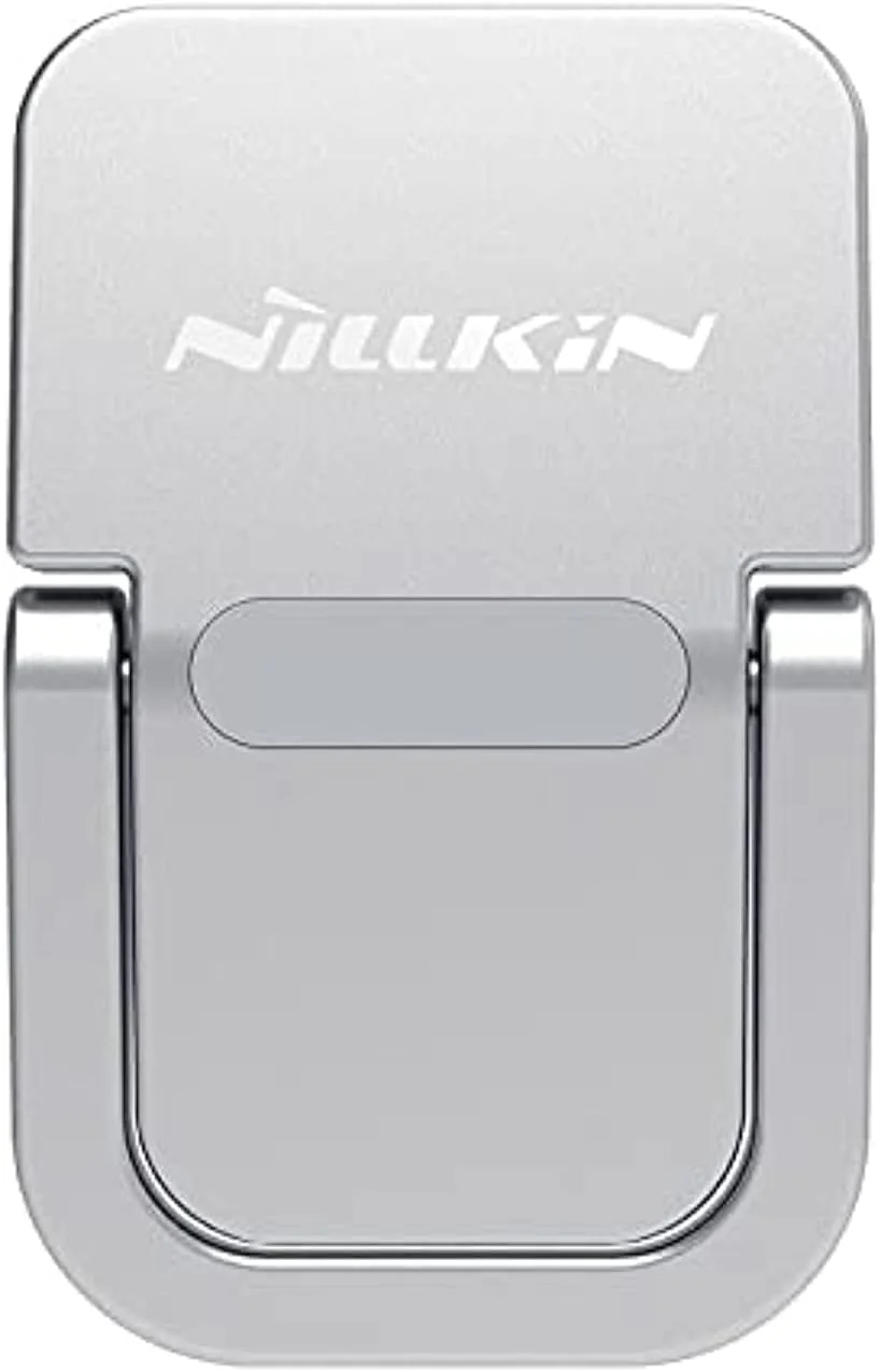 پایه نگهدارنده تاشو لپ‌تاپ و تبلت Nillkin – آلیاژ روی، زاویه طلایی 12 درجه ارگونومیک، خنک کننده جریان هوا، پدهای ضد لغزش و طراحی جمع و جور مناسب سفر – نقره ای