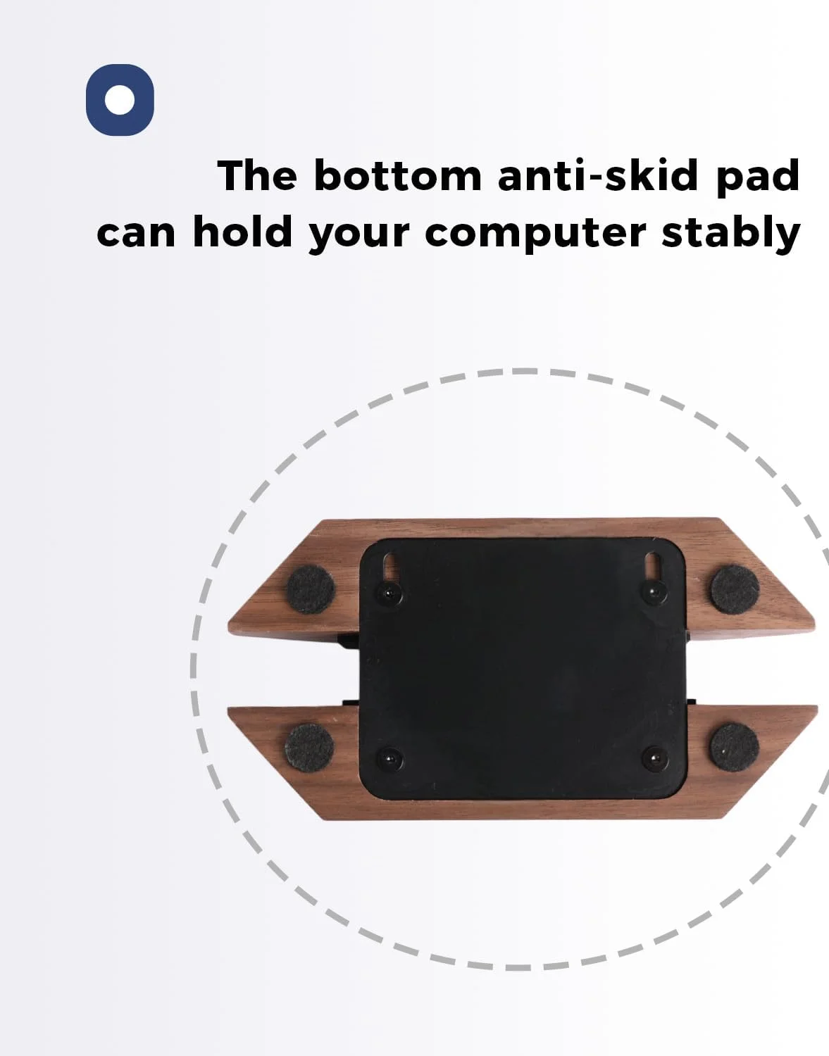 پایه نگهدارنده عمودی قابل تنظیم لپ تاپ، نگهدارنده مک بوک با چوب، پایه چوبی لپ تاپ، نگهدارنده عمودی لپ تاپ برای میز، پایه با عرض قابل تنظیم مناسب برای همه مک بوک ها / Surface Pro