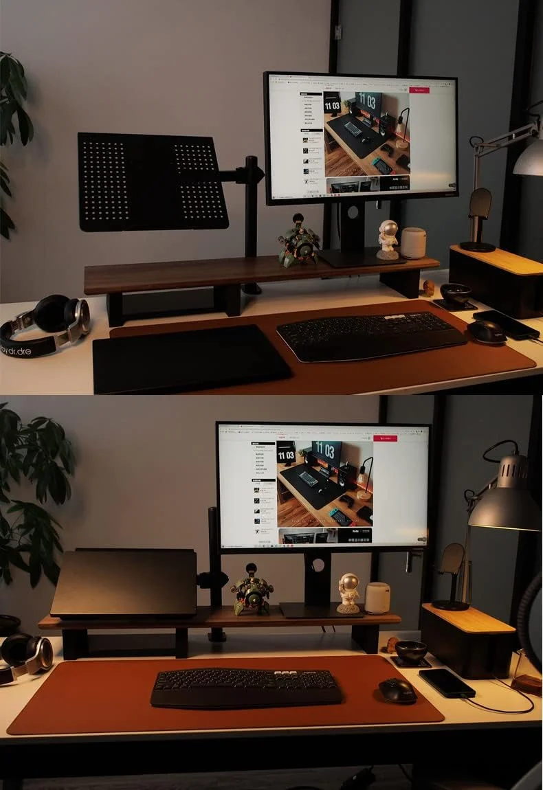 پایه نگهدارنده لپتاپ با قابلیت نصب روی میز، مناسب برای لپتاپهای تا 17 اینچ، کاملا قابل تنظیم، بازوی تکی با گیره C شکل | پایه رومیزی لپتاپ سنگین با ظرفیت 8 کیلوگرم و پلتفرم خنککننده پایه نگهدارنده لپتاپ با قابلیت نصب روی میز، مناسب برای لپتاپهای تا 17 اینچ، کاملا قابل تنظیم، بازوی تکی با گیره C شکل | پایه رومیزی لپتاپ سنگین با ظرفیت 8 کیلوگرم و پلتفرم خنککننده