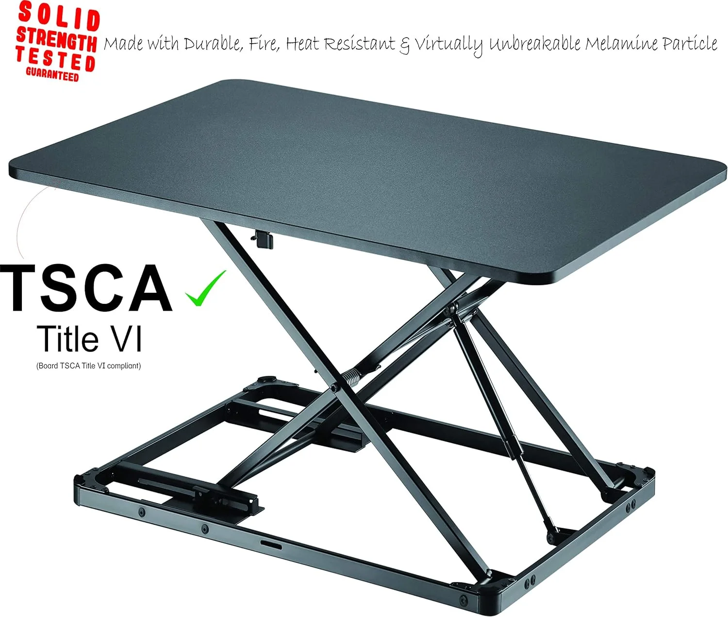 ایستگاه کاری ارگونومیک رومیزی فنری گازی اصلی برای لپ‌تاپ