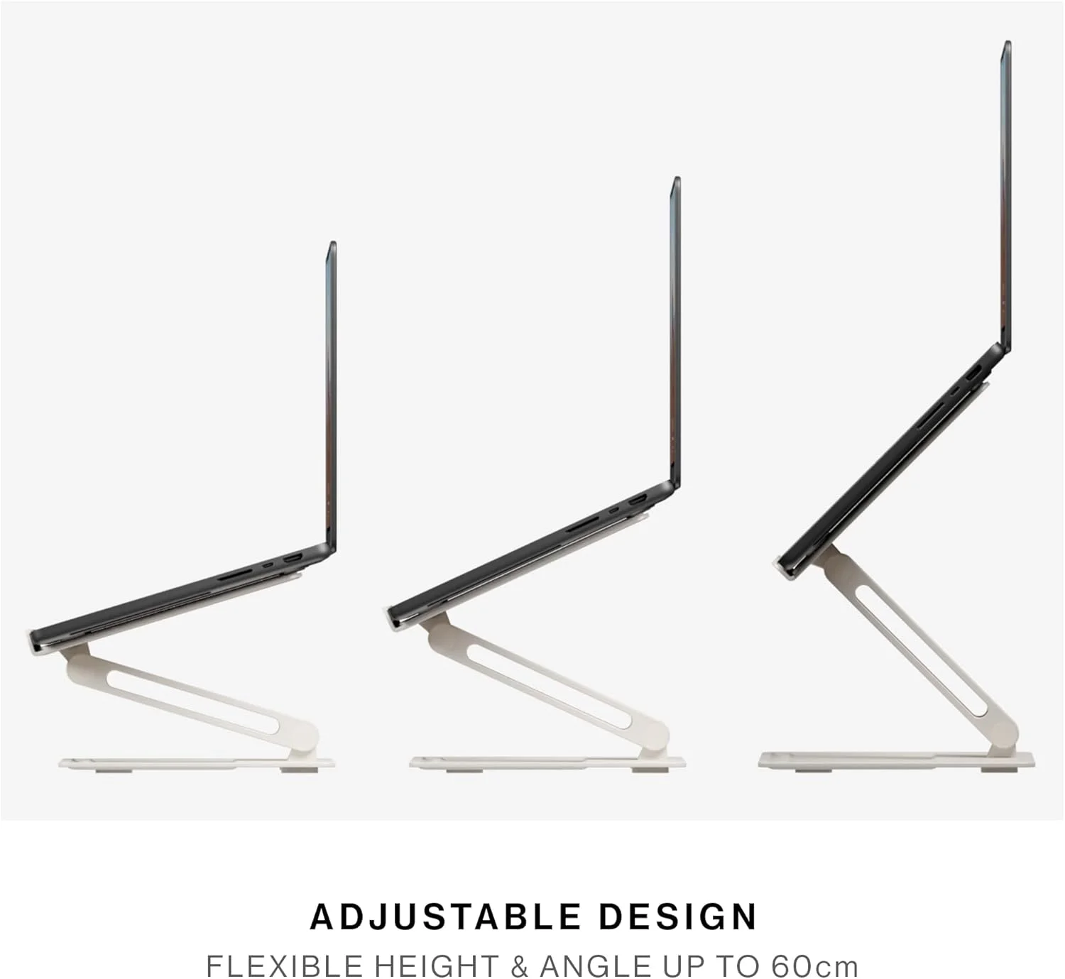 پایه رومیزی لپ‌تاپ نیتیو یونیون – پایه کامپیوتر ارگونومیک با قابلیت تنظیم ارتفاع – سازگار با مک‌بوک ایر/پرو، آیپد، دل، اچ‌پی، لنوو، مایکروسافت سرفیس و لپ‌تاپ‌ها و تبلت‌ها تا وزن 5 کیلوگرم (مشکی)