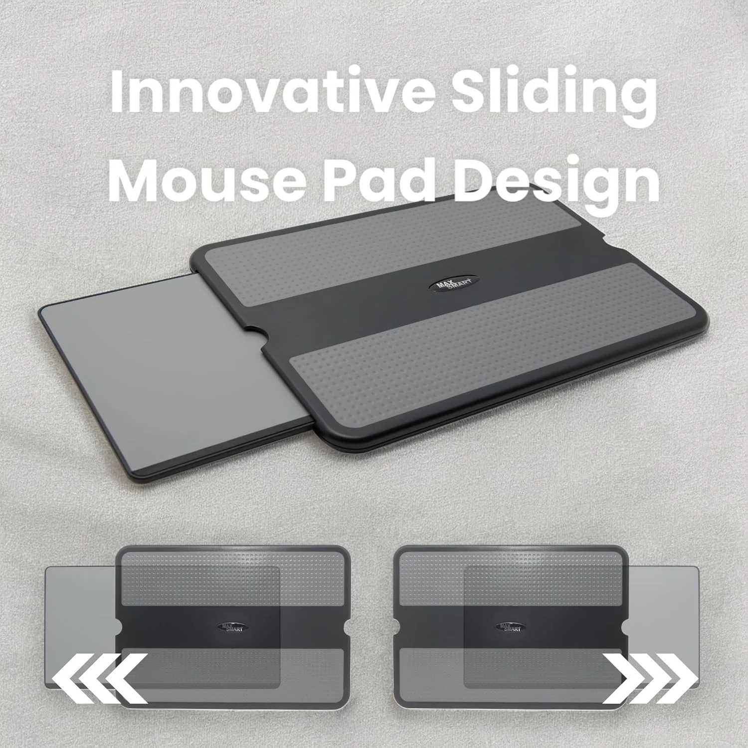 پد لپ تاپ - پد پایه لپ تاپ با سینی پد ماوس جمع شونده، محافظ حرارتی ضد لغزش برای تبلت، میز کامپیوتر نوت بوک، سطح کار خنک کننده برای دفتر کار خانگی، صندلی راحتی، مسافرت کاری