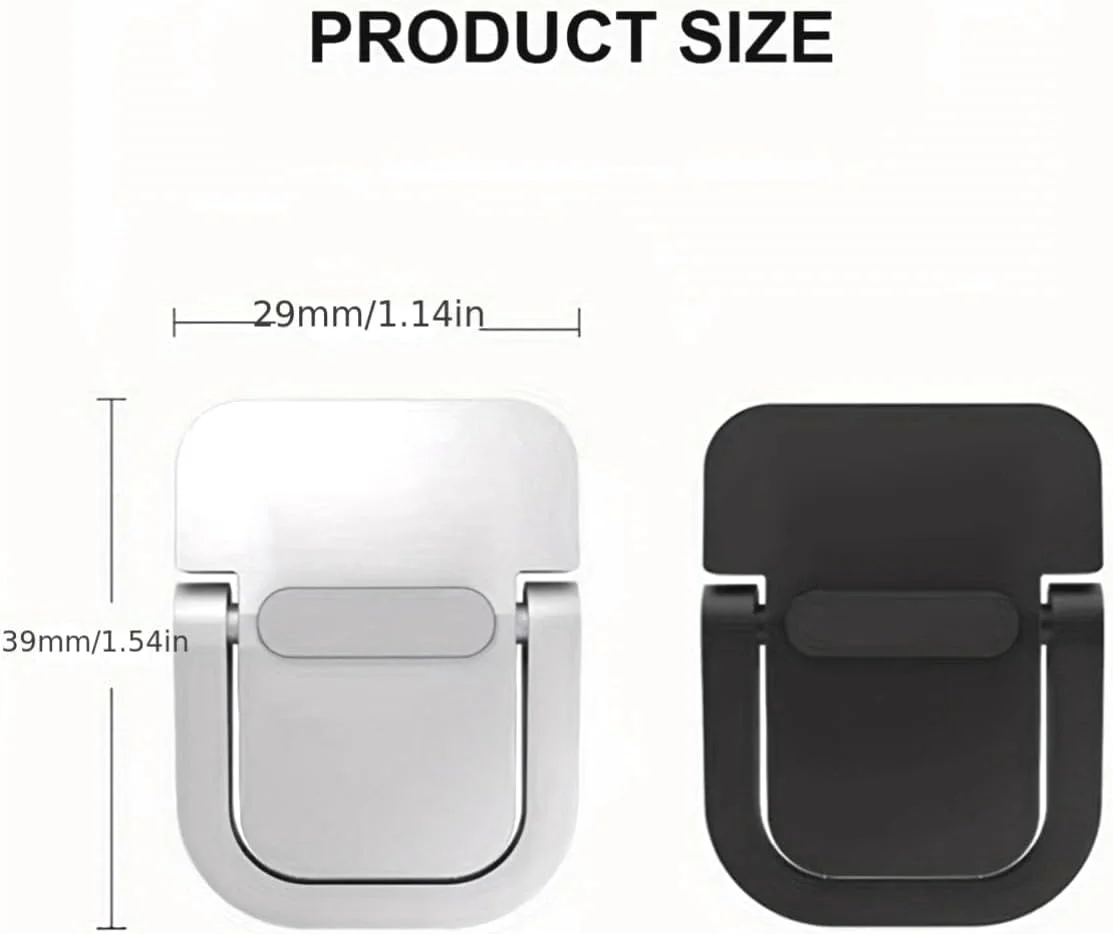 پایه لپ تاپ کوچک، تاشو، ارگونومیک، مناسب لپ تاپ و تبلت، ضد لغزش، کم حجم، نقره ای - 4 عدد