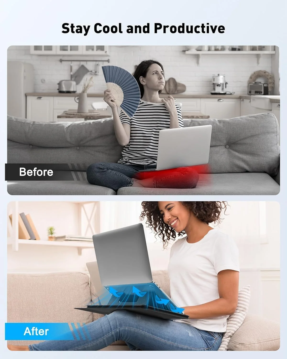 پایه لپتاپ چرمی PU برای میز، نگهدارنده تبلت تاشو، پایه لپتاپ تاشو قابل حمل برای دفتر کار خانگی (مناسب برای لپتاپ تا 16 اینچ) (مشکی) پایه لپتاپ چرمی PU برای میز، نگهدارنده تبلت تاشو، پایه لپتاپ تاشو قابل حمل برای دفتر کار خانگی (مناسب برای لپتاپ تا 16 اینچ) (مشکی)