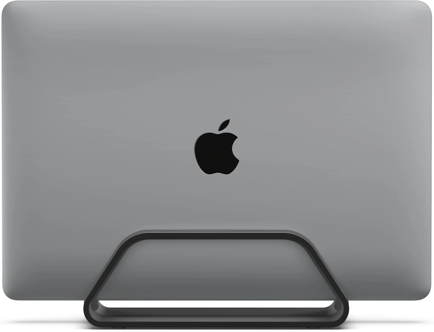 پایه عمودی لپ‌تاپ HumanCentric برای مک‌بوک، سازگار با پایه مک‌بوک پرو، پایه مک‌بوک ایر، نگهدارنده لپ‌تاپ برای پایه رومیزی لپ‌تاپ اپل، پایه عمودی لپ‌تاپ آلومینیومی، پایه مشکی مک‌بوک