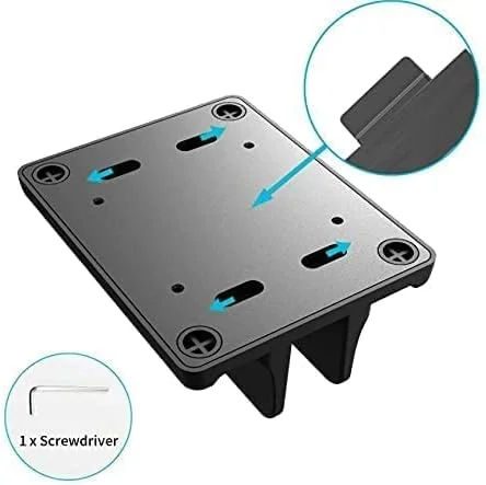 پایه نگهدارنده عمودی قابل تنظیم لپ تاپ، مناسب برای مک بوک پرو/ایر و لپ تاپ های ویندوزی (مشکی)