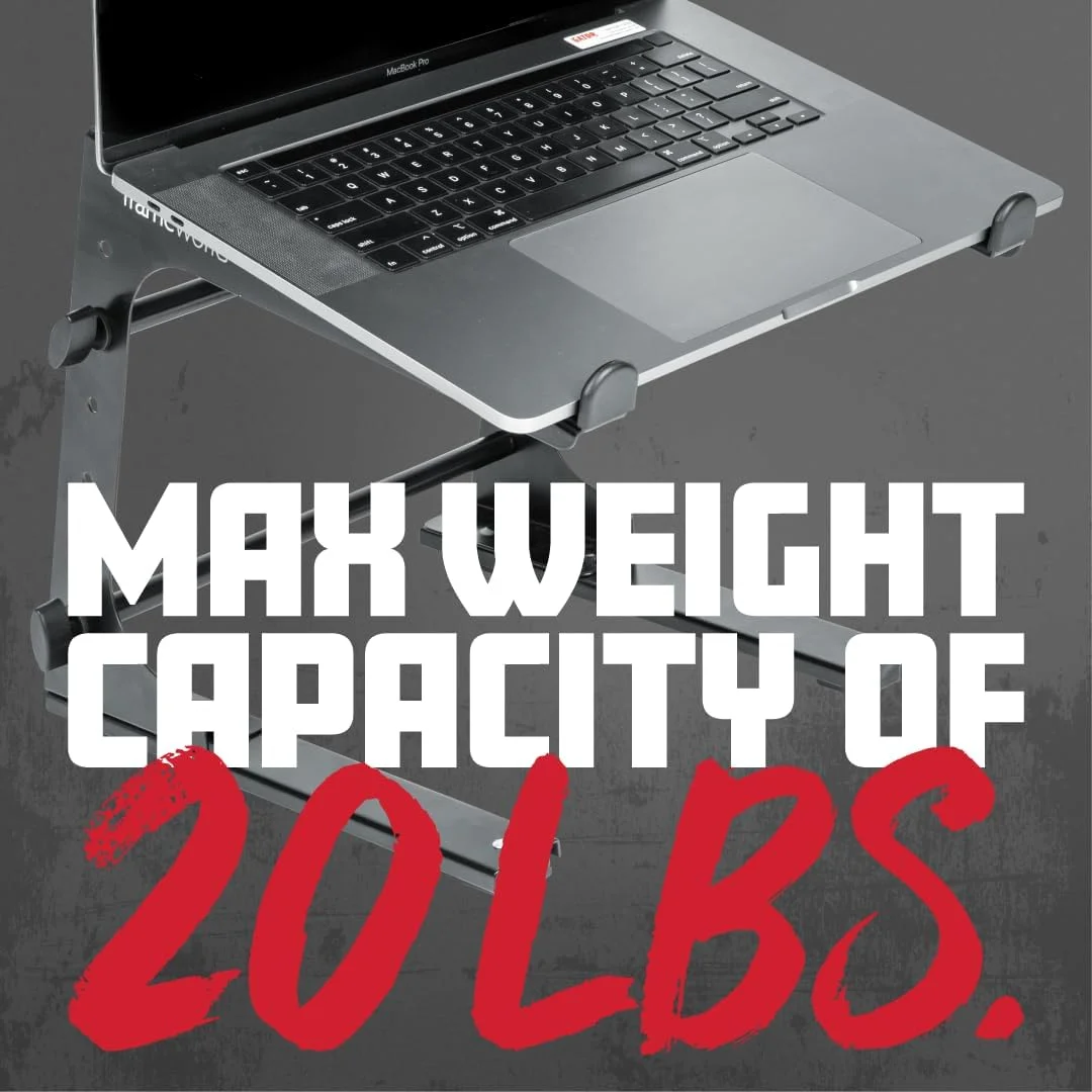 پایه رومیزی قابل حمل گیتور فریم‌ورکز برای لپ‌تاپ/کنترلر DJ با ارتفاع ثابت (GFWLAPTOP1000)