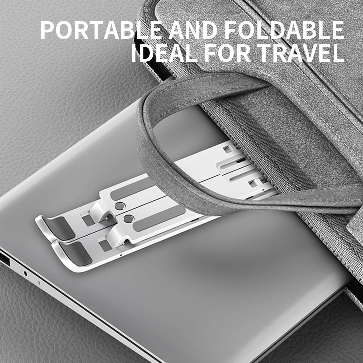 پایه لپ تاپ قابل حمل برای میز، با 13 زاویه قابل تنظیم، تاشو، ABS ارگونومیک، سازگار با لپ تاپ ها و آیپد (11-17 اینچ) (سفید) پایه لپ تاپ قابل حمل برای میز، با 13 زاویه قابل تنظیم، تاشو، ABS ارگونومیک، سازگار با لپ تاپ ها و آیپد (11-17 اینچ) (سفید)