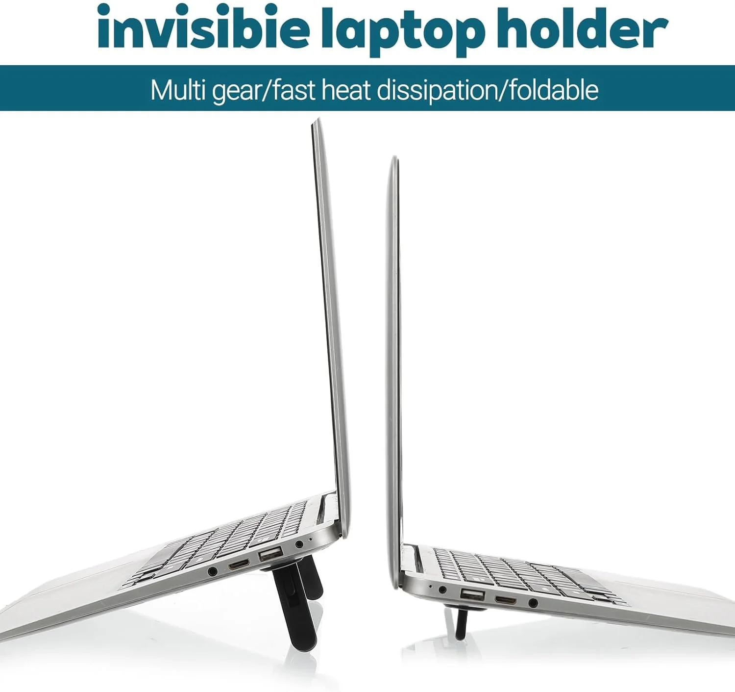 پایه نگهدارنده تاشو ارگونومیک کیبورد با قابلیت تنظیم دو زاویه برای لپتاپ، پایه سبک و قابل حمل برای کیبورد کامپیوتر روی میز، پایه لپتاپ جمع و جور با قابلیت تنظیم ارتفاع و ضد لغزش (2 عدد) پایه نگهدارنده تاشو ارگونومیک کیبورد با قابلیت تنظیم دو زاویه برای لپتاپ، پایه سبک و قابل حمل برای کیبورد کامپیوتر روی میز، پایه لپتاپ جمع و جور با قابلیت تنظیم ارتفاع و ضد لغزش (2 عدد)