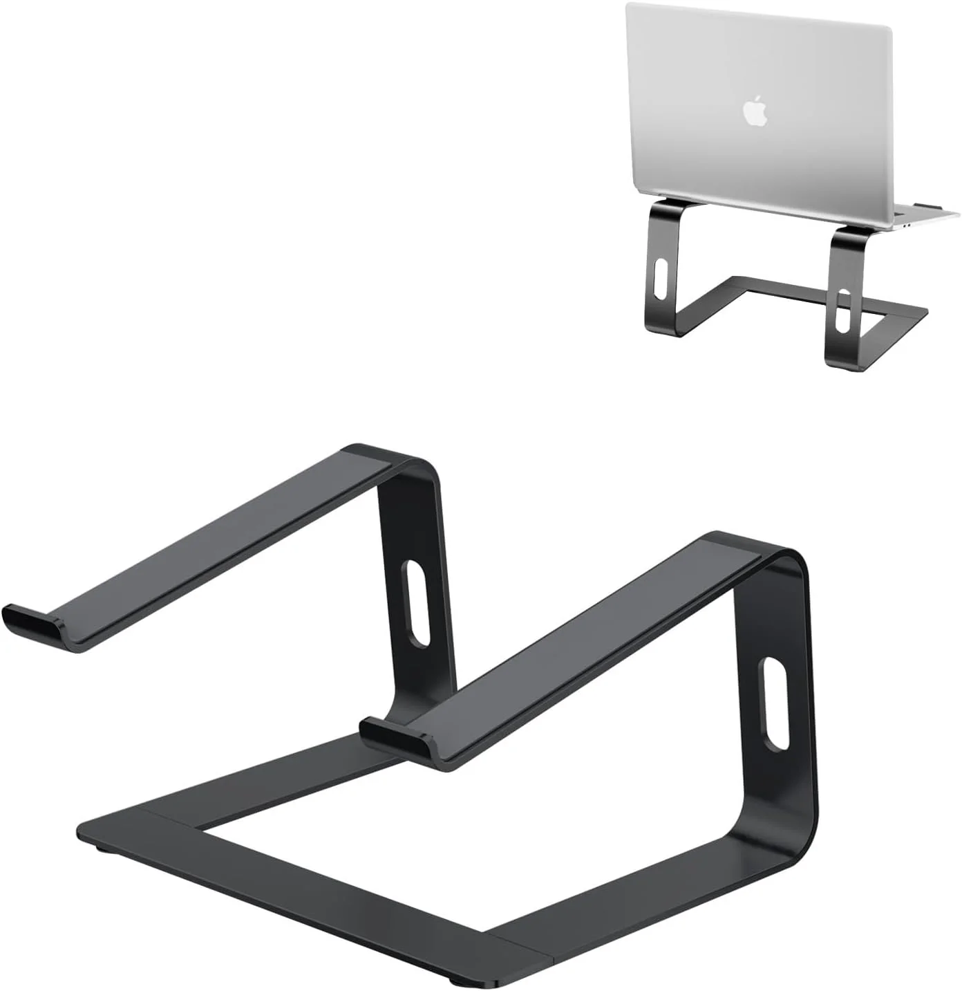 پایه لپتاپ Beauenty، پایه مکبوک برای میز، نگهدارنده لپتاپ آلیاژ آلومینیوم سازگار با کامپیوترهای نوتبوک 10 تا 15.6 اینچی، پایه دفع حرارت پایه لپتاپ Beauenty، پایه مکبوک برای میز، نگهدارنده لپتاپ آلیاژ آلومینیوم سازگار با کامپیوترهای نوتبوک 10 تا 15.6 اینچی، پایه دفع حرارت