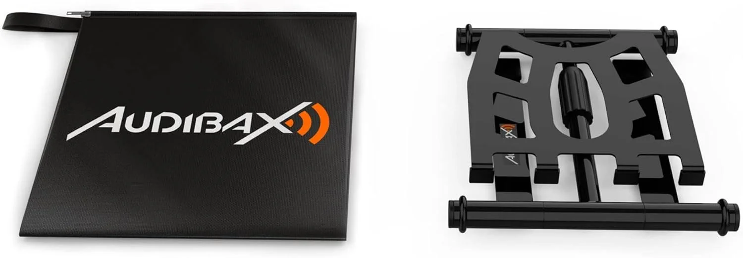 پایه تاشو لپ‌تاپ حرفه‌ای Audibax 10157147 TOP-30 به همراه کیف