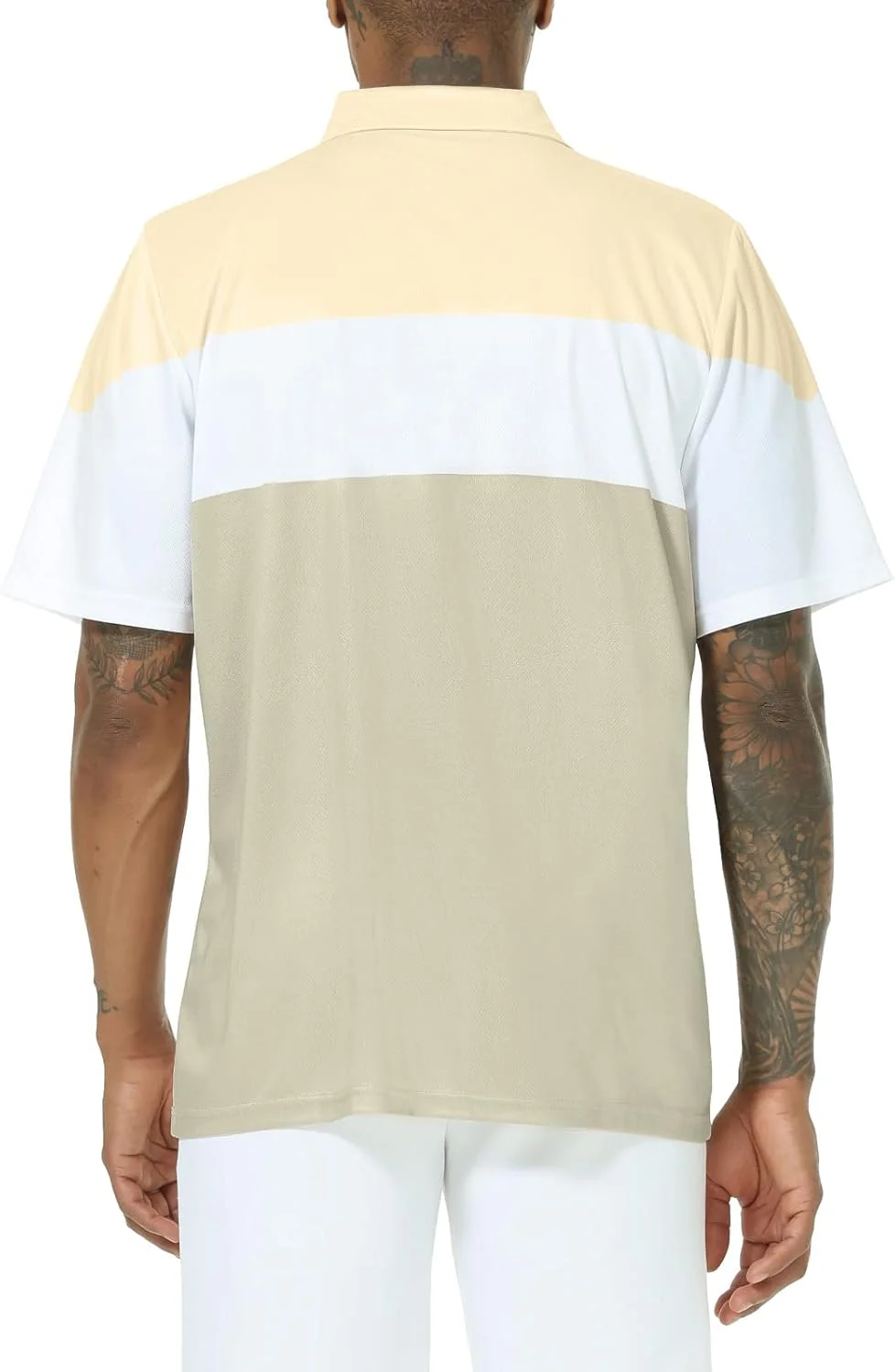 پولوشرت آستین کوتاه مردانه مناسب گلف، با قابلیت خشک شدن سریع، ضد رطوبت، عملکرد ورزشی و استفاده روزمره