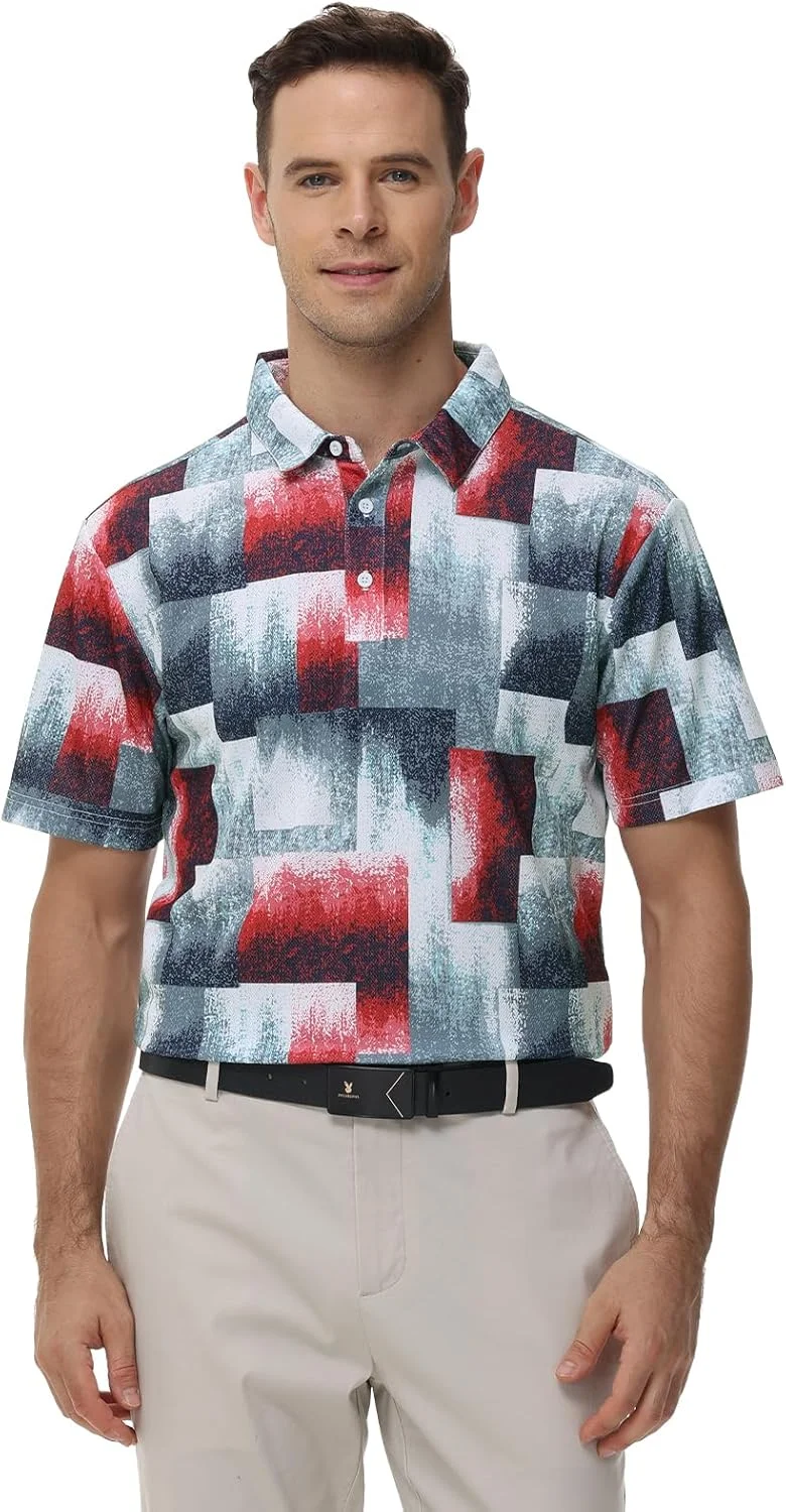 پولوشرت آستین کوتاه مردانه TIHEEN، سبک و خنک با قابلیت جذب رطوبت مناسب گلف