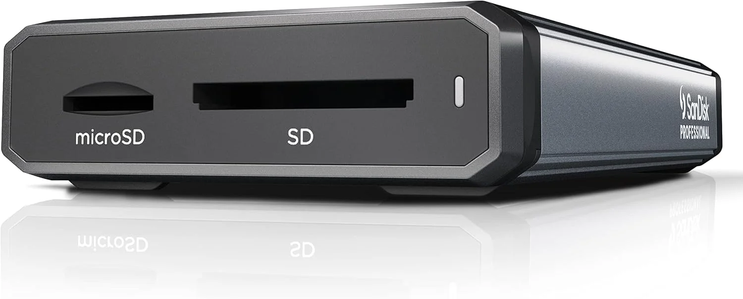 کارت خوان حرفه ای SanDisk Professional PRO-READER برای کارت های SD و microSD، USB 3.2 Gen 1 - SDPR5A8-0000-GBAND