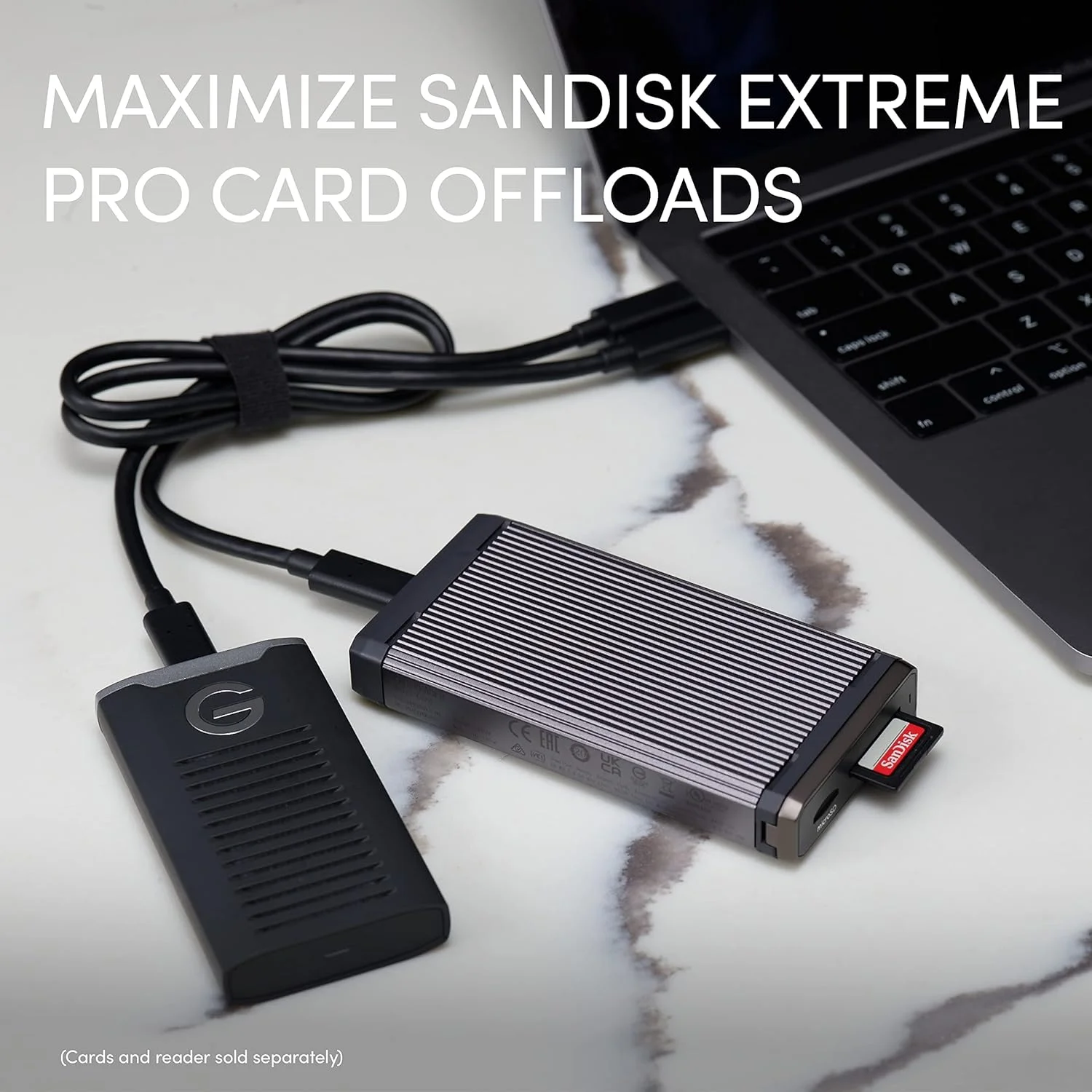 کارت خوان حرفه ای SanDisk Professional PRO-READER برای کارت های SD و microSD، USB 3.2 Gen 1 - SDPR5A8-0000-GBAND کارت خوان حرفه ای SanDisk Professional PRO-READER برای کارت های SD و microSD، USB 3.2 Gen 1 - SDPR5A8-0000-GBAND