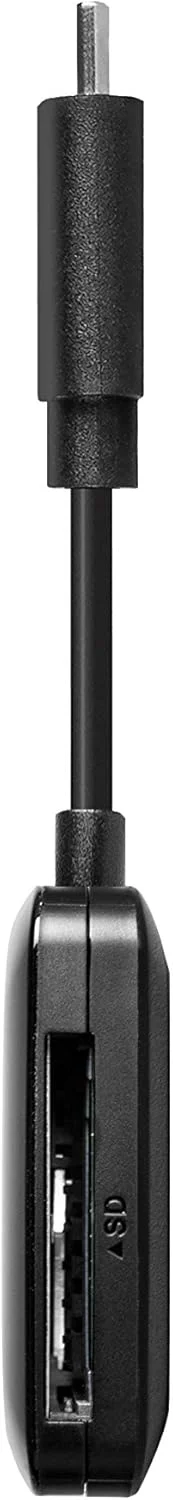کارت خوان SD ترنسند USB Type-C برای آیفون 15/ آیپد/ مک، اندروید/ تبلت/ لپ تاپ/ ویندوز/ کامپیوتر، کارت خوان دوگانه 2 در 1 حافظه/ Micro SD، پشتیبانی از SD/Micro SD/SDHC/SDXC با دستگاه Type C